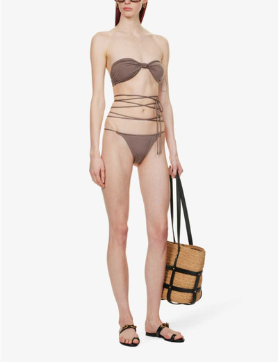 SAINT LAURENT Bas de Maillot high-leg bikini bottoms outlook