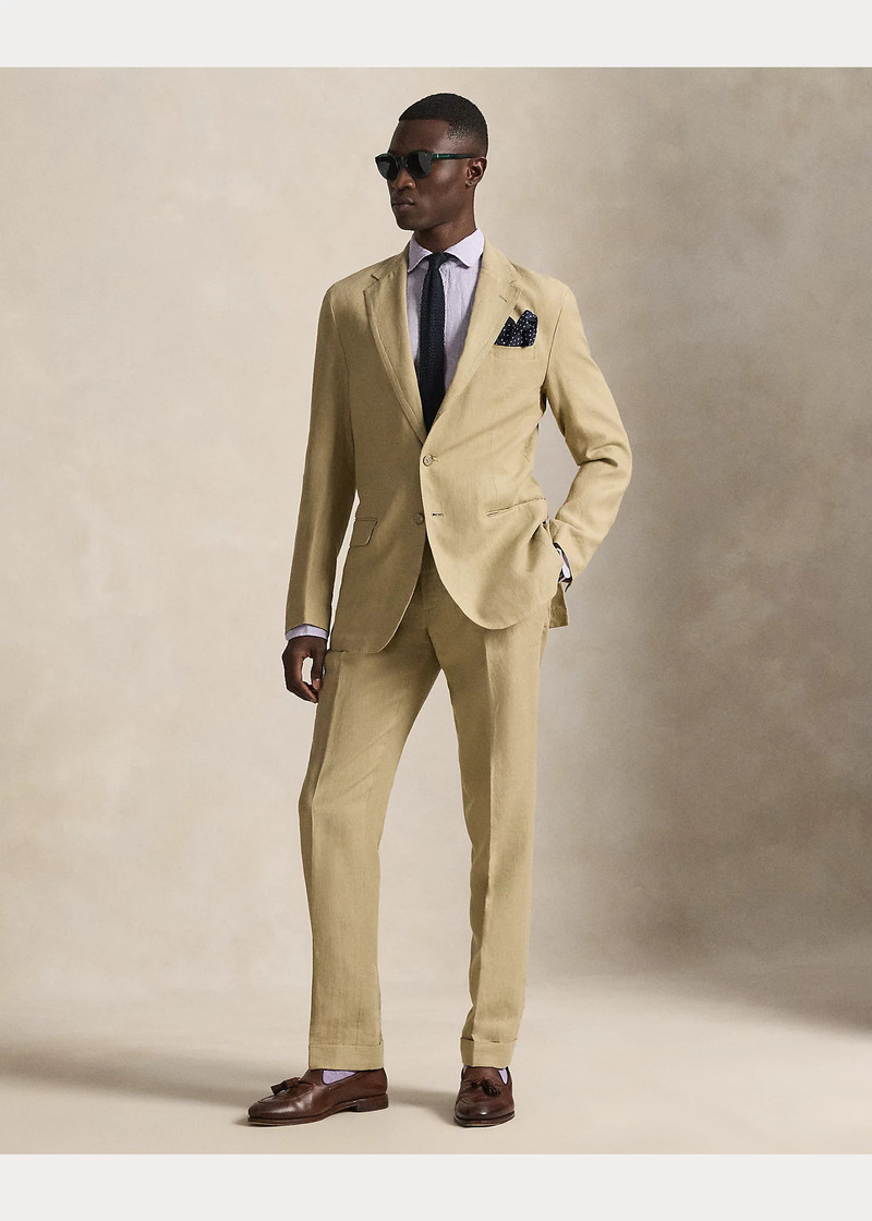 Polo Soft Modern Fit Linen Suit Jacket 3