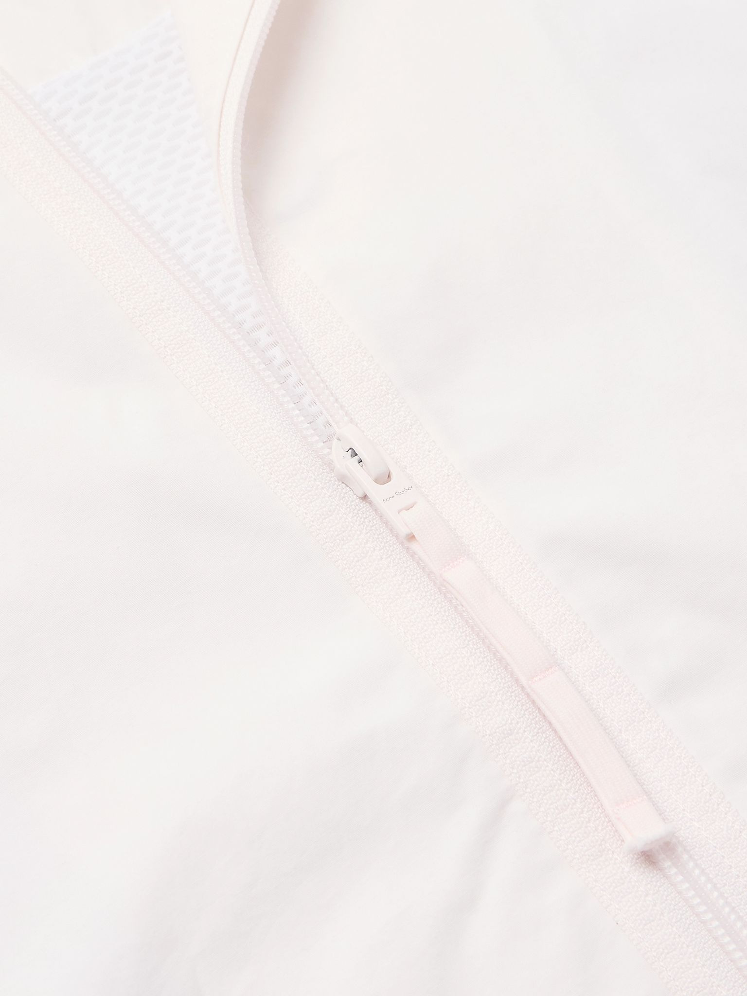 Olandios Logo-Embroidered Cotton and Nylon-Blend Bomber Jacket White - 4