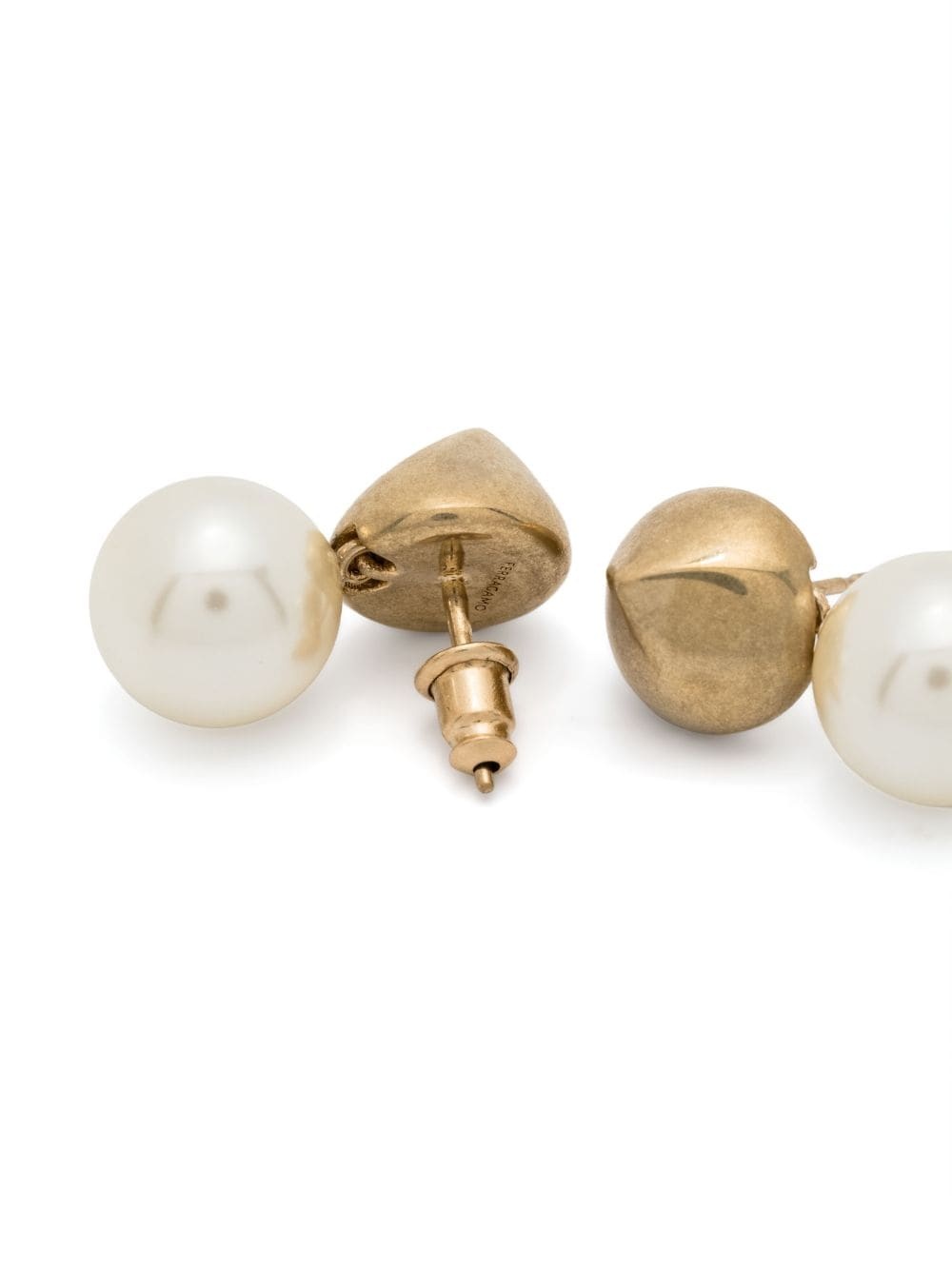 bead-embellished drop earrings - 3