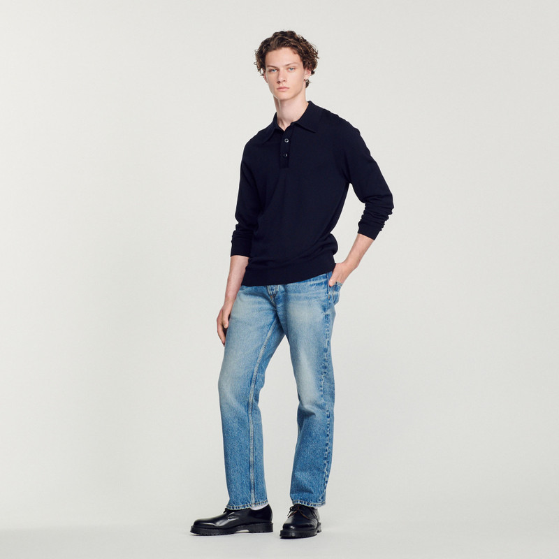 Merino wool polo shirt 5