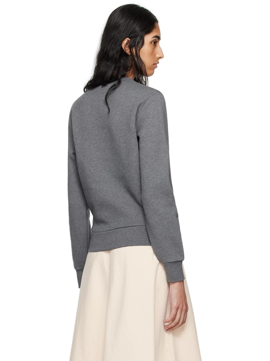 Gray Boxy Petit 'VPC' Sweatshirt - 3