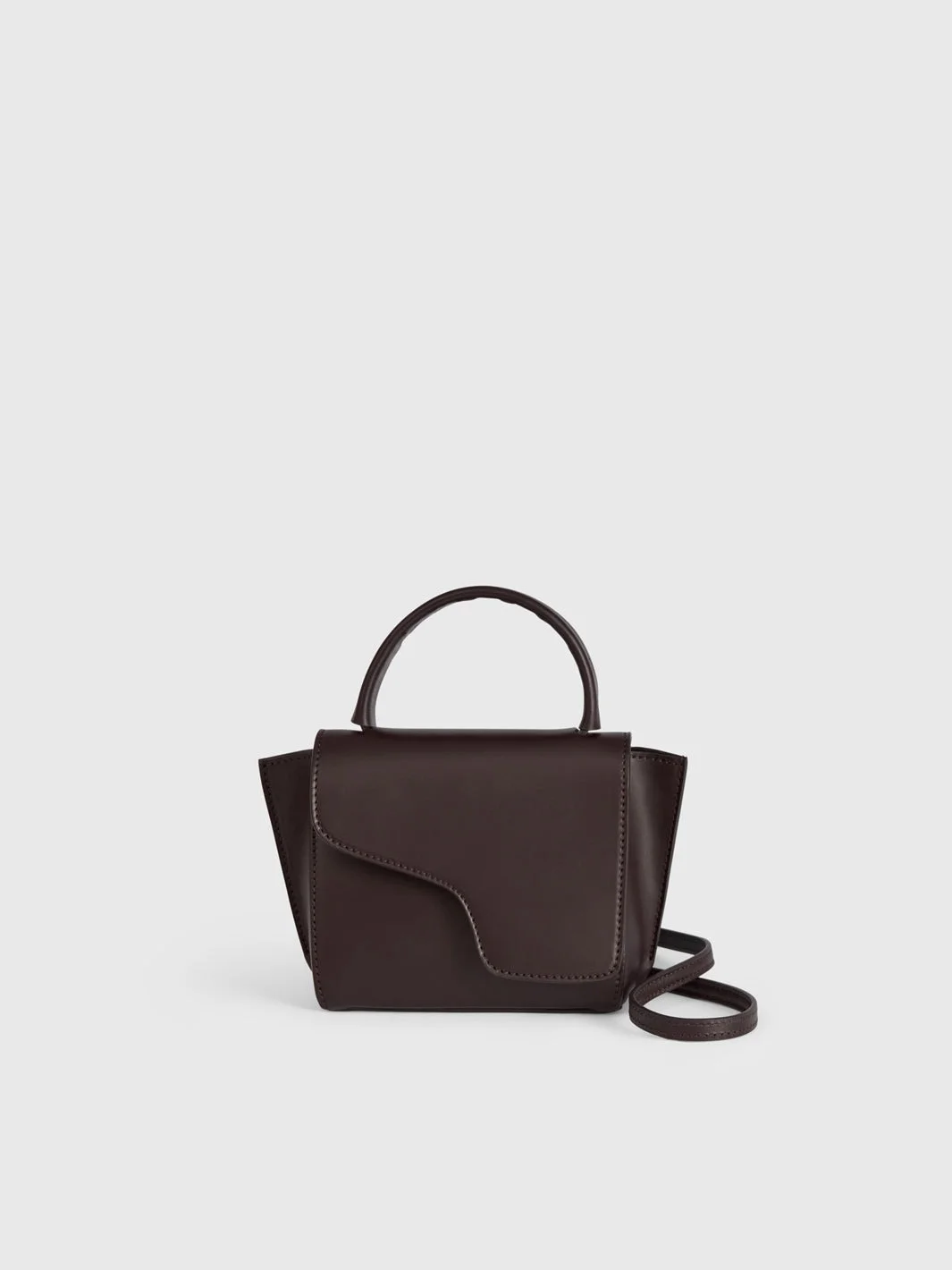 Montalcino Walnut Leather Mini handbag - 1