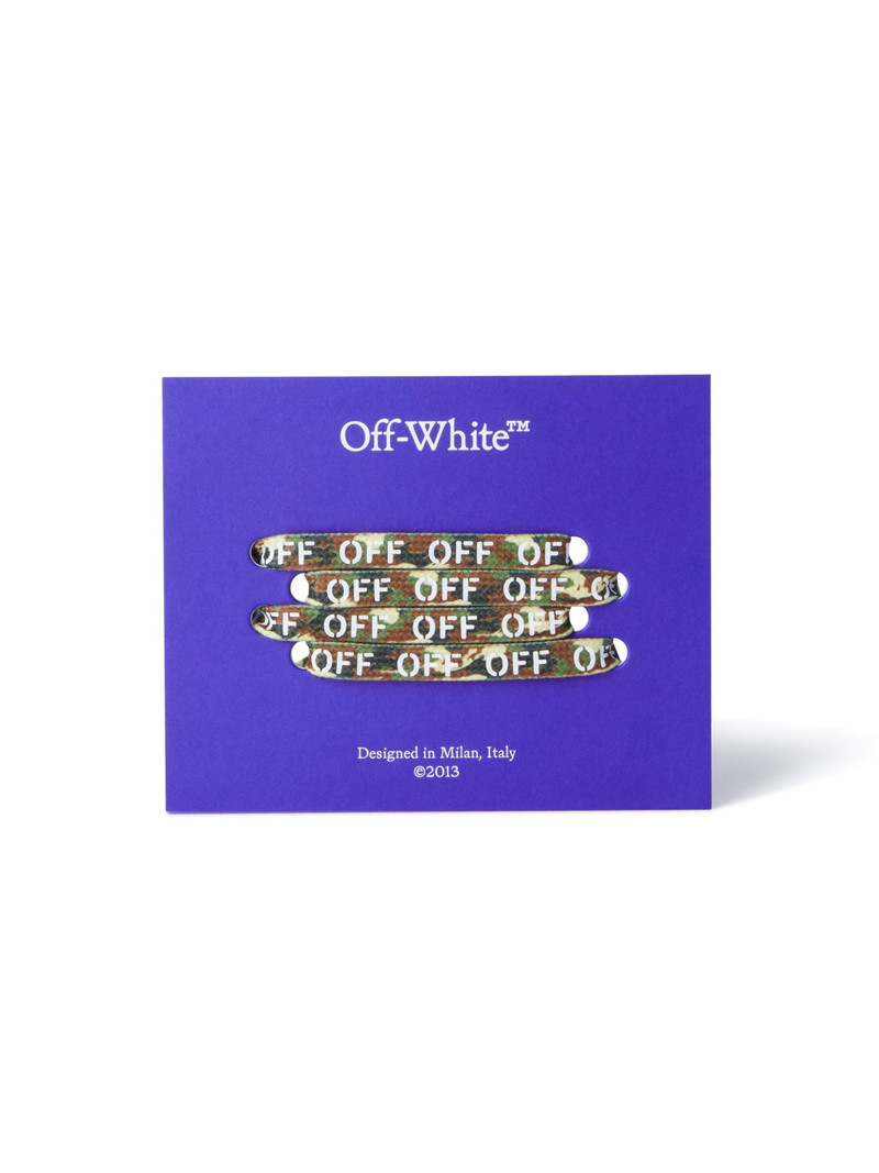 Green/White Camo Laces 1