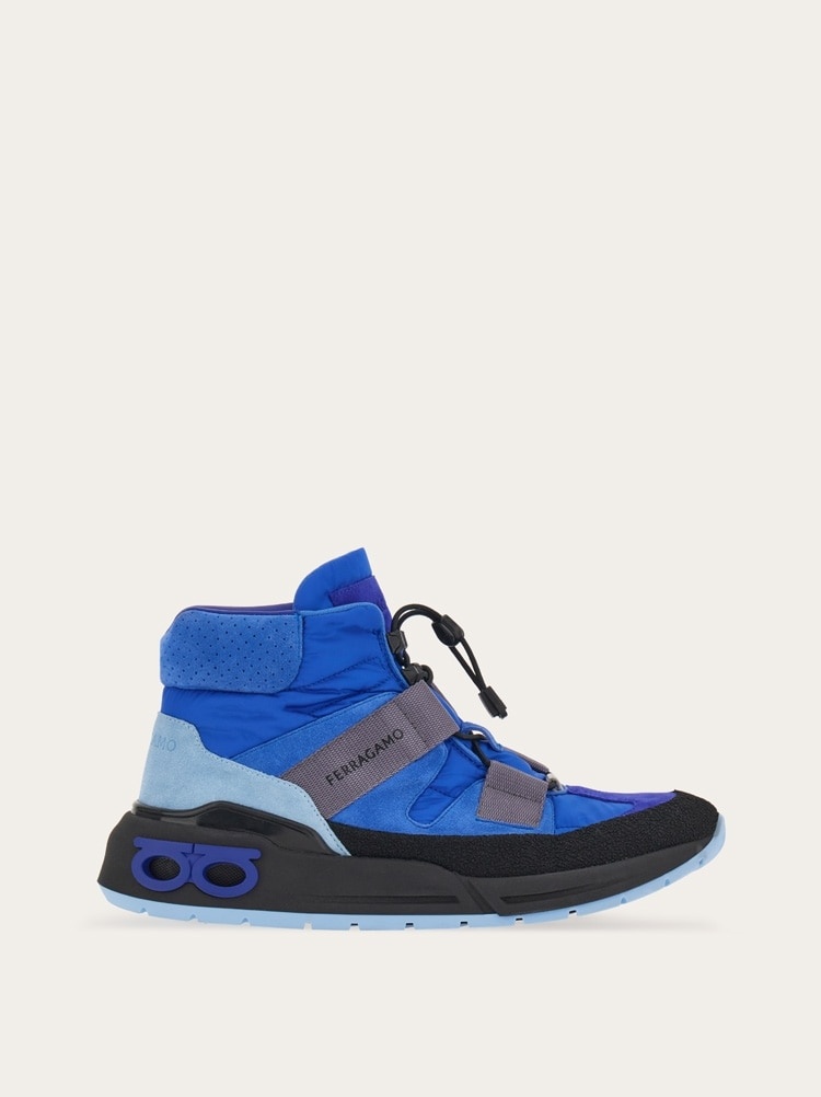 HIGH SNEAKER WITH TREKKING DETAILS - 1
