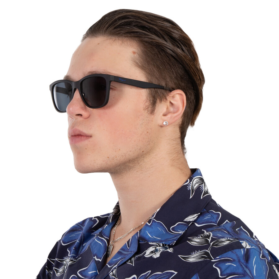 Salvatore Ferragamo Blue Rectangular Men's Sunglasses SF998S 002 57 - 2