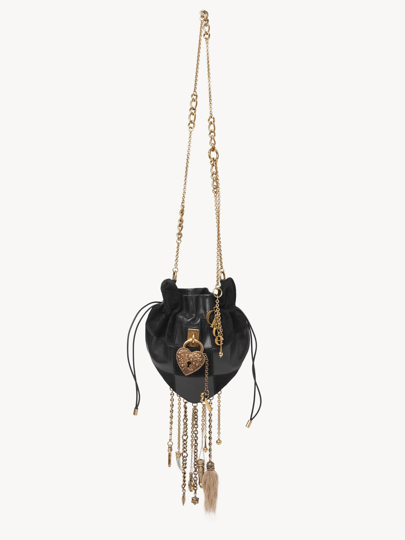 CHÂTEAU TREASURES CROSSBODY BAG IN GRAINED & SUEDE LEATHER 1