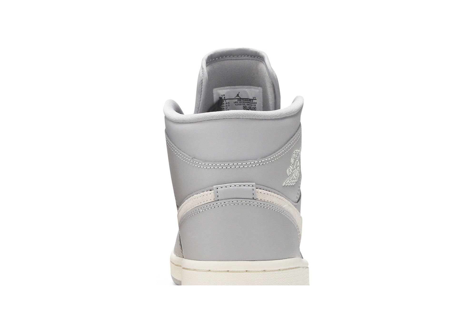 Wmns Air Jordan 1 Mid 'Grey Light Bone' - 7