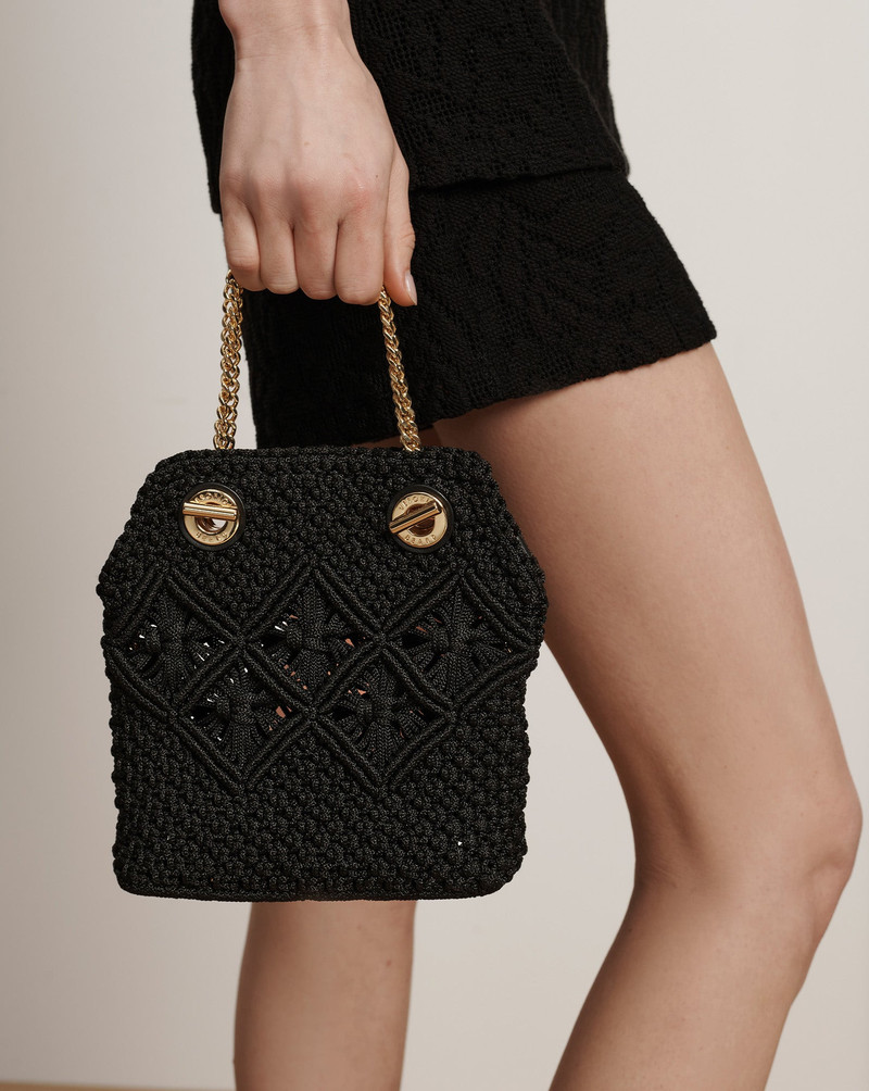 VERONICA BEARD SMALL VERONICA BEARD MACRAMÉ SLOUCH BAG outlook
