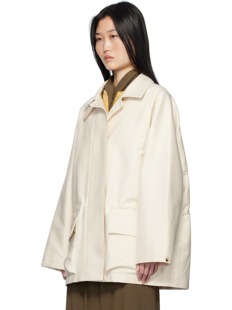 LE17SEPTEMBRE Off-White Cotton Traveller Jacket outlook