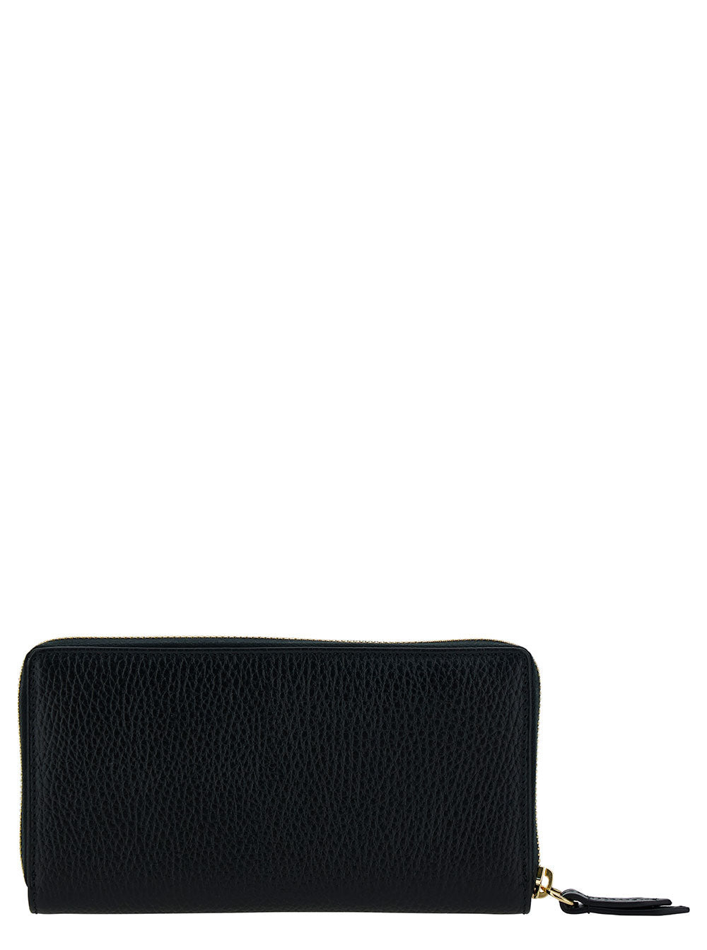 Gucci Women Black Wallet With Zip And Interlocking G In Leather Woman - 3
