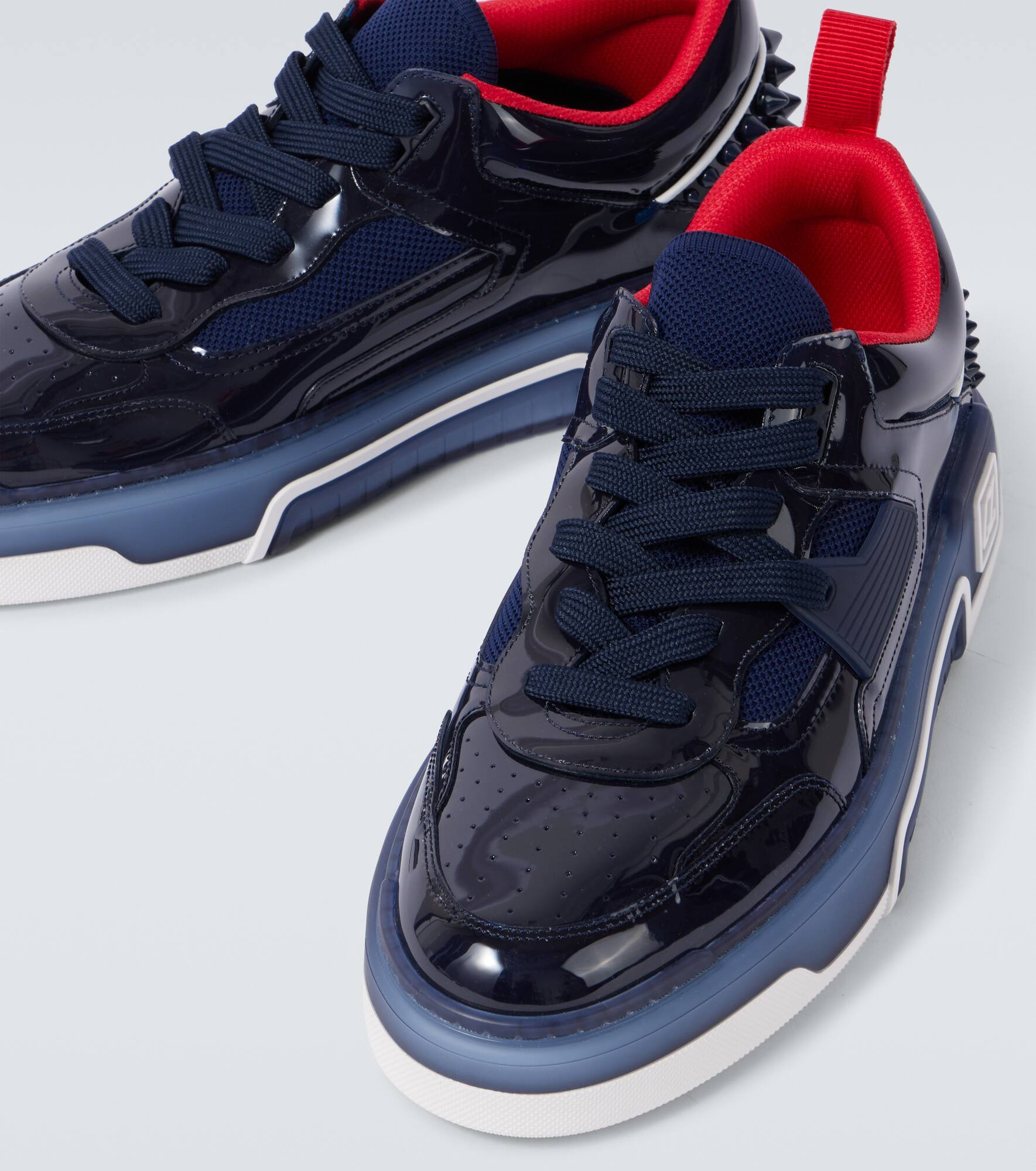 Astrocool embellished leather sneakers - 3