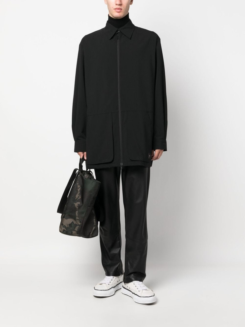 Y-3 ripstop zip-up overshirt outlook