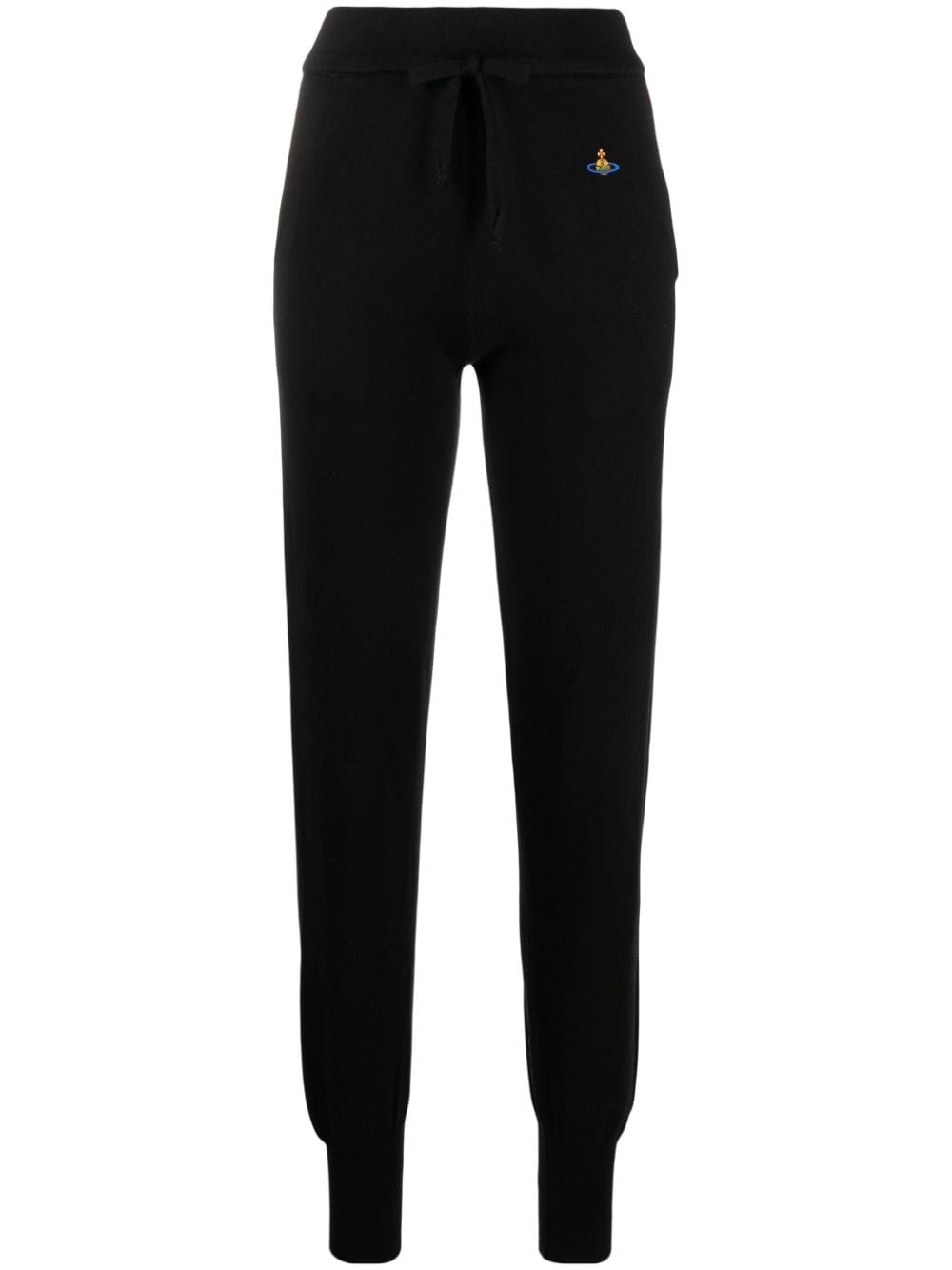 Orb logo-embroidered tapered track trousers - 1