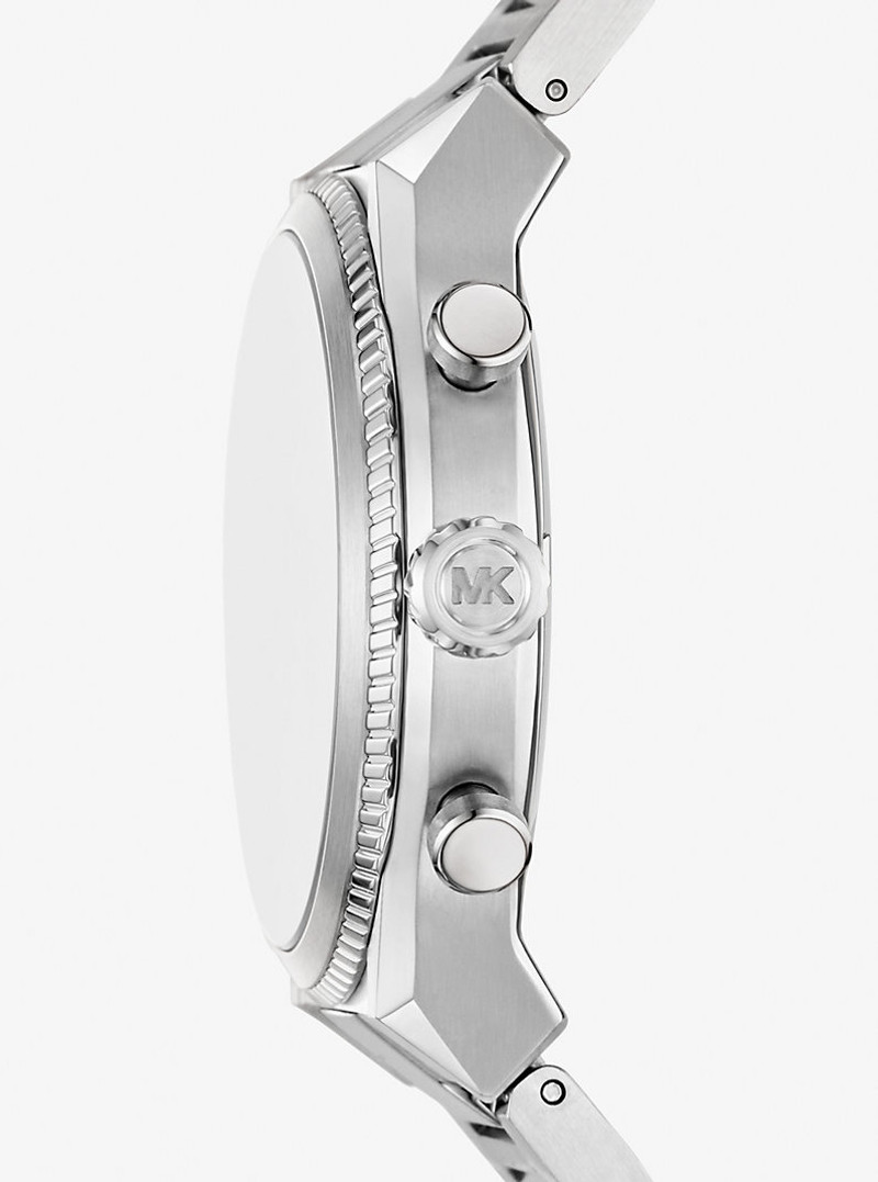 MICHAEL KORS Oversized Panorama Silver-Tone Watch outlook