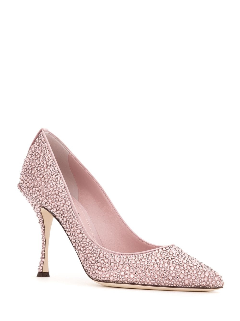 crystal embellished pumps - 2