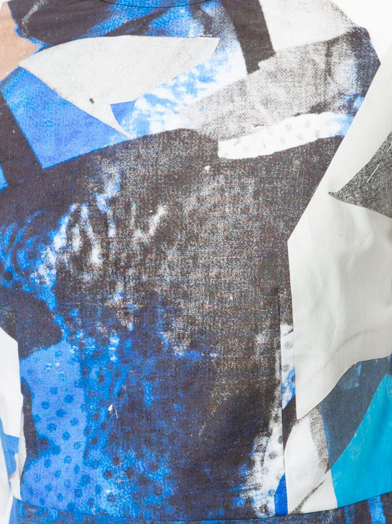 Abstract print skater dress 5