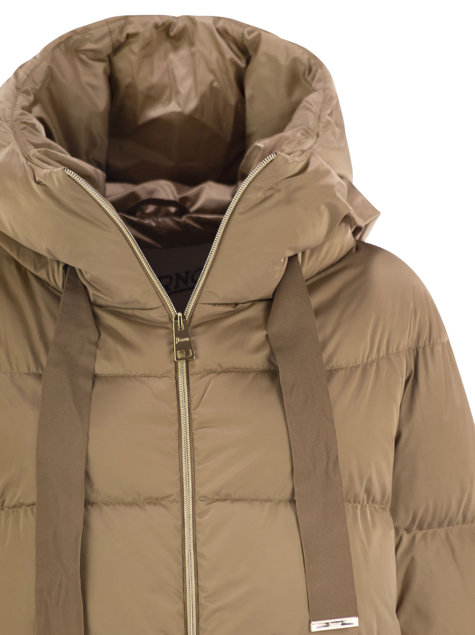 Herno Women A-Shape Down Jacket With Hood - 4