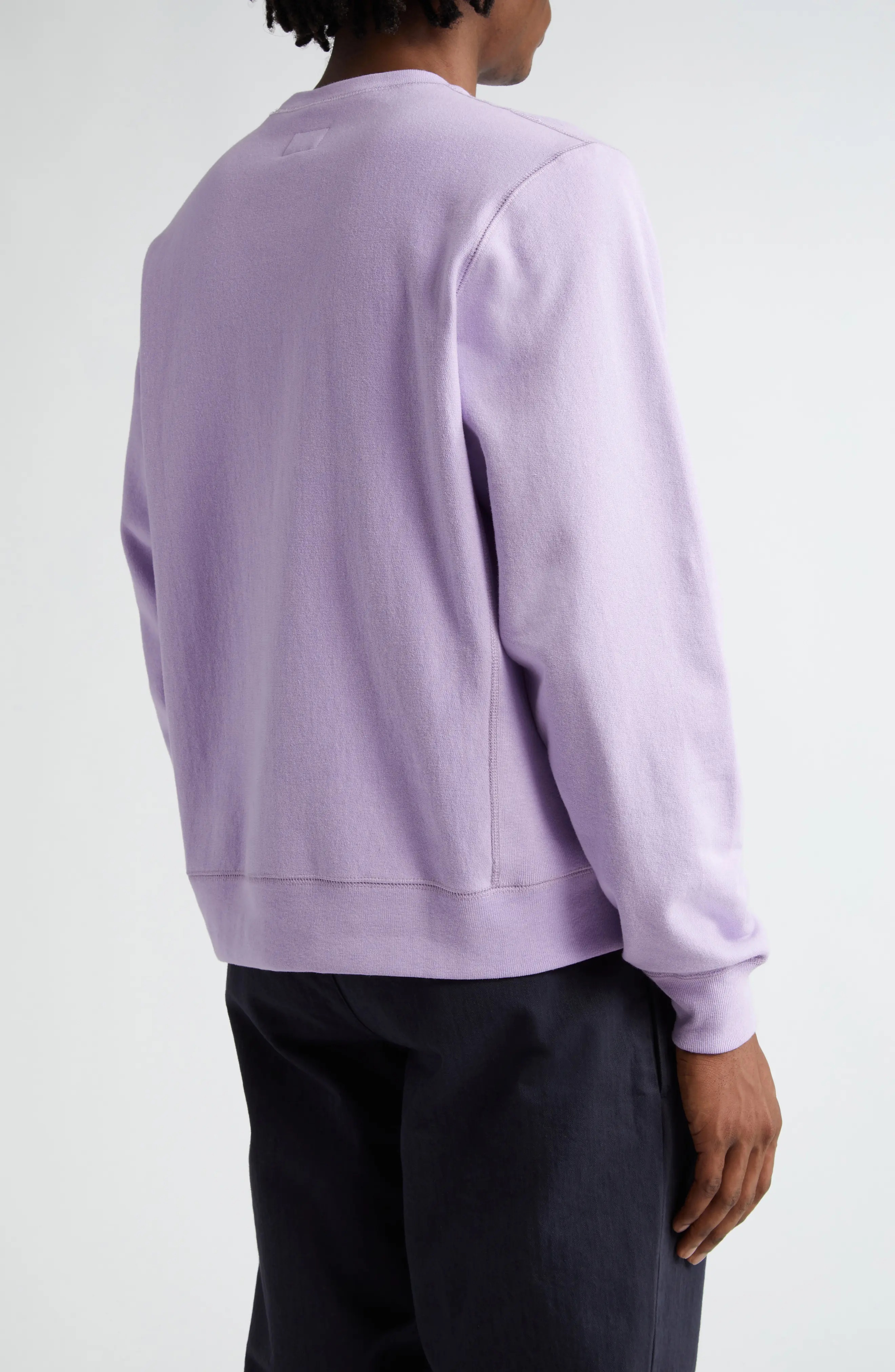 Classic Cotton French Terry Crewneck Sweatshirt - 2
