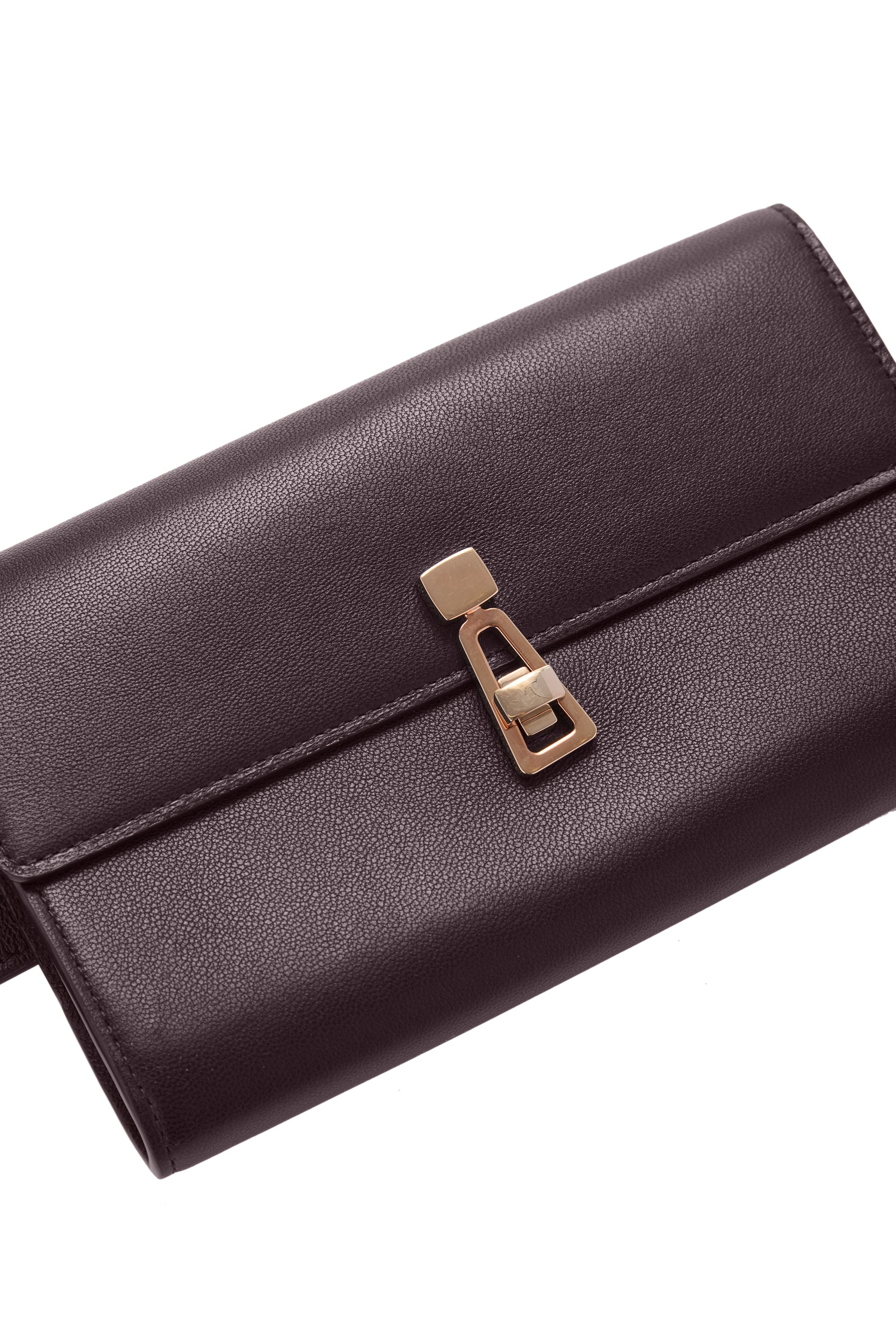 Tool Belt in Bordeaux Nappa Leather - 4