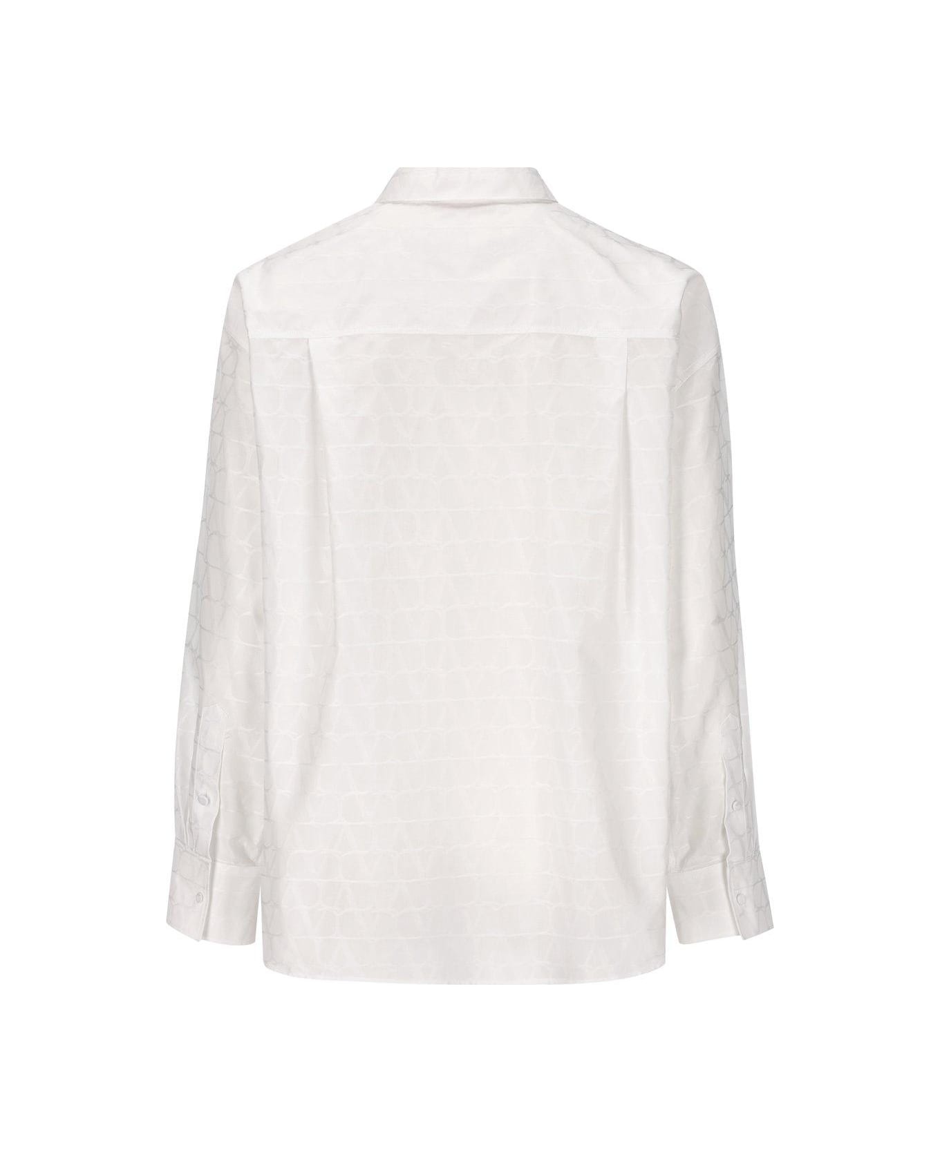 Toile Iconographe-jacquard Curved Hem Shirt - 2