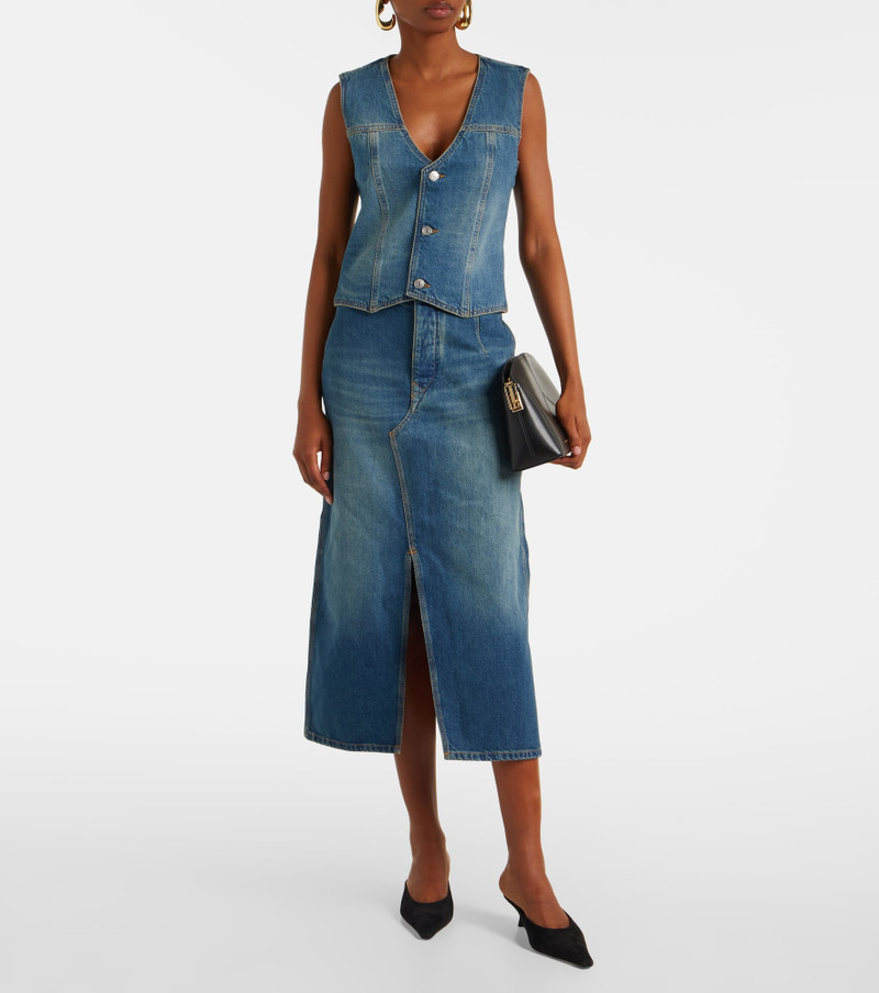Victoria Beckham Denim vest outlook