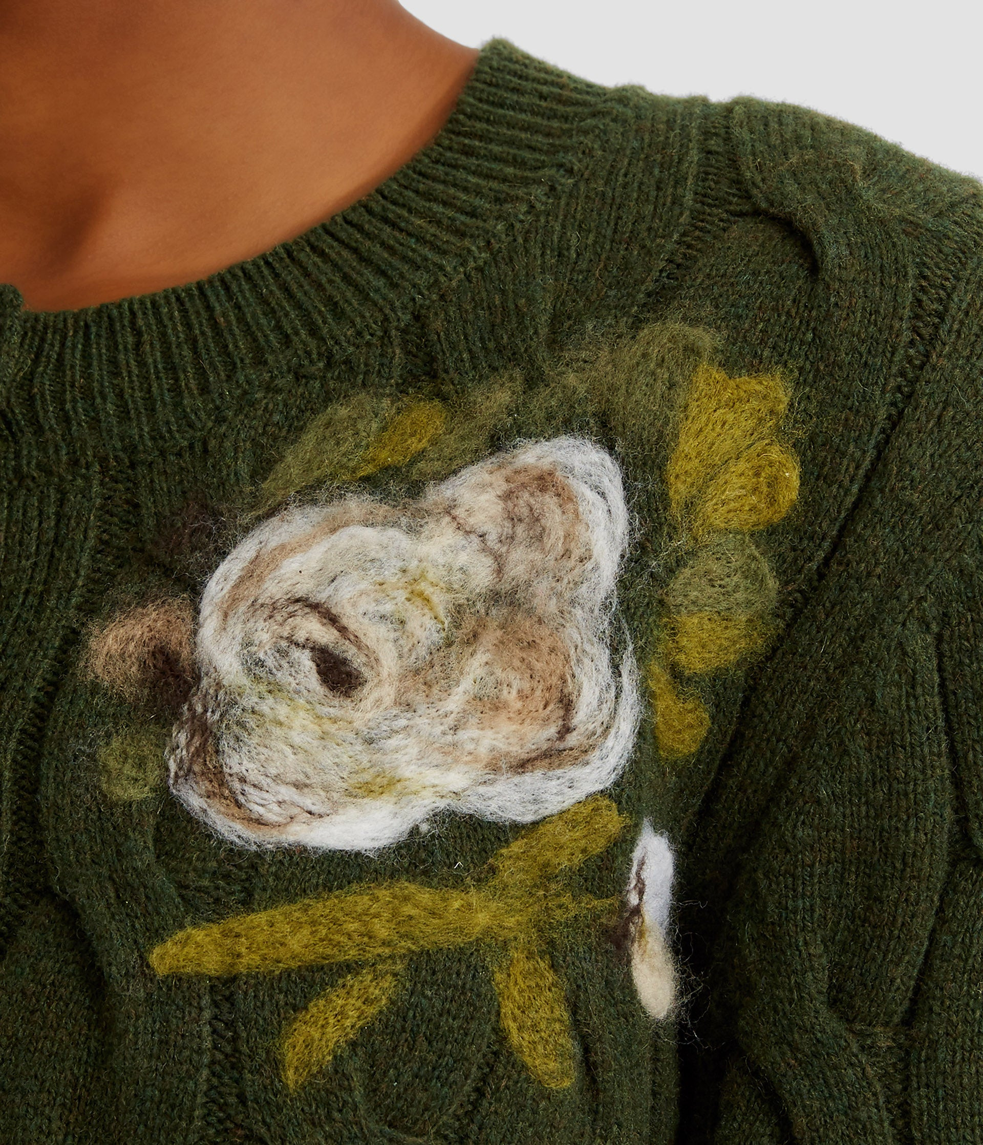 CREW NECK CARDIGAN - 6
