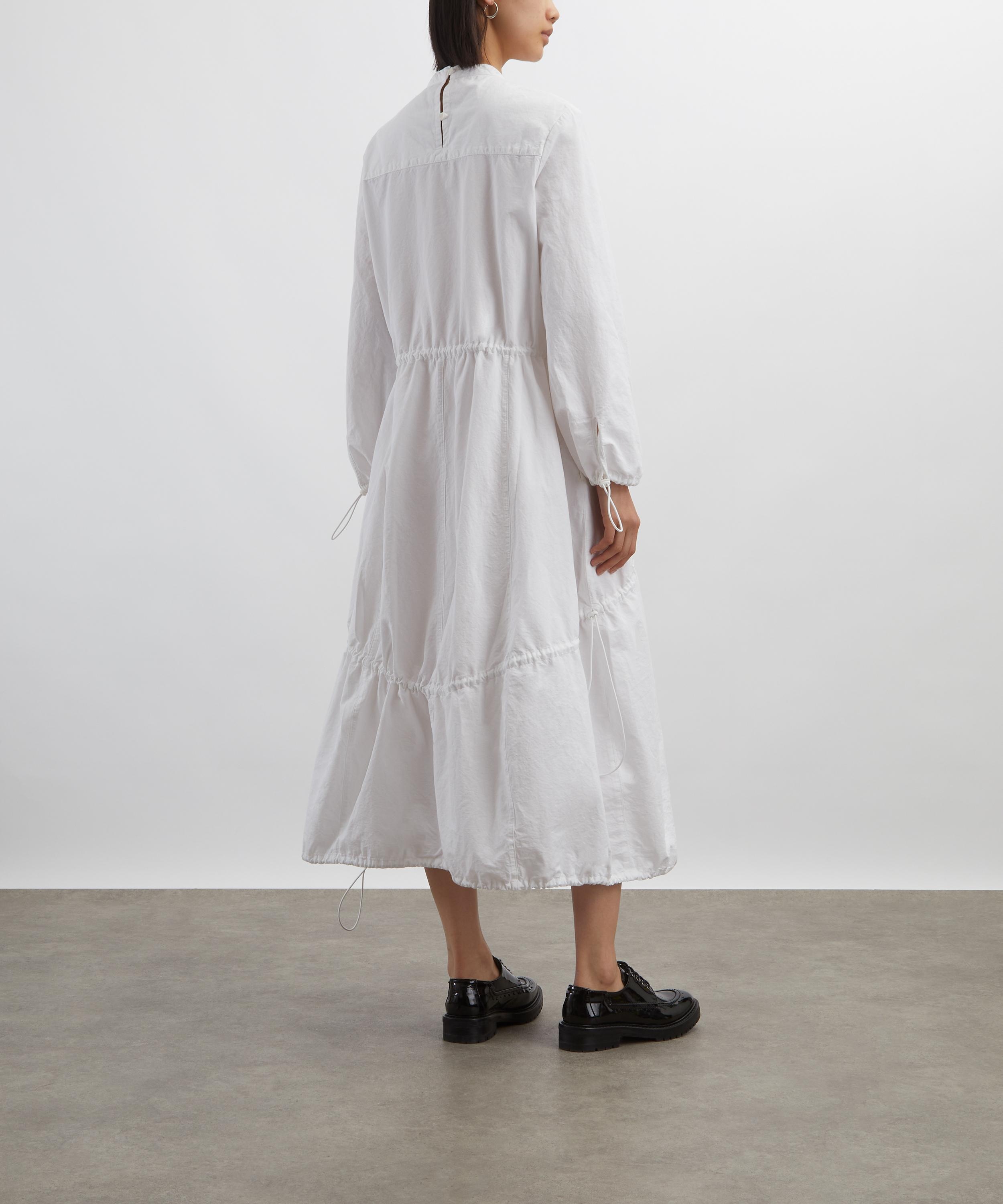 Carter White Cotton-Linen Maxi Dress - 4