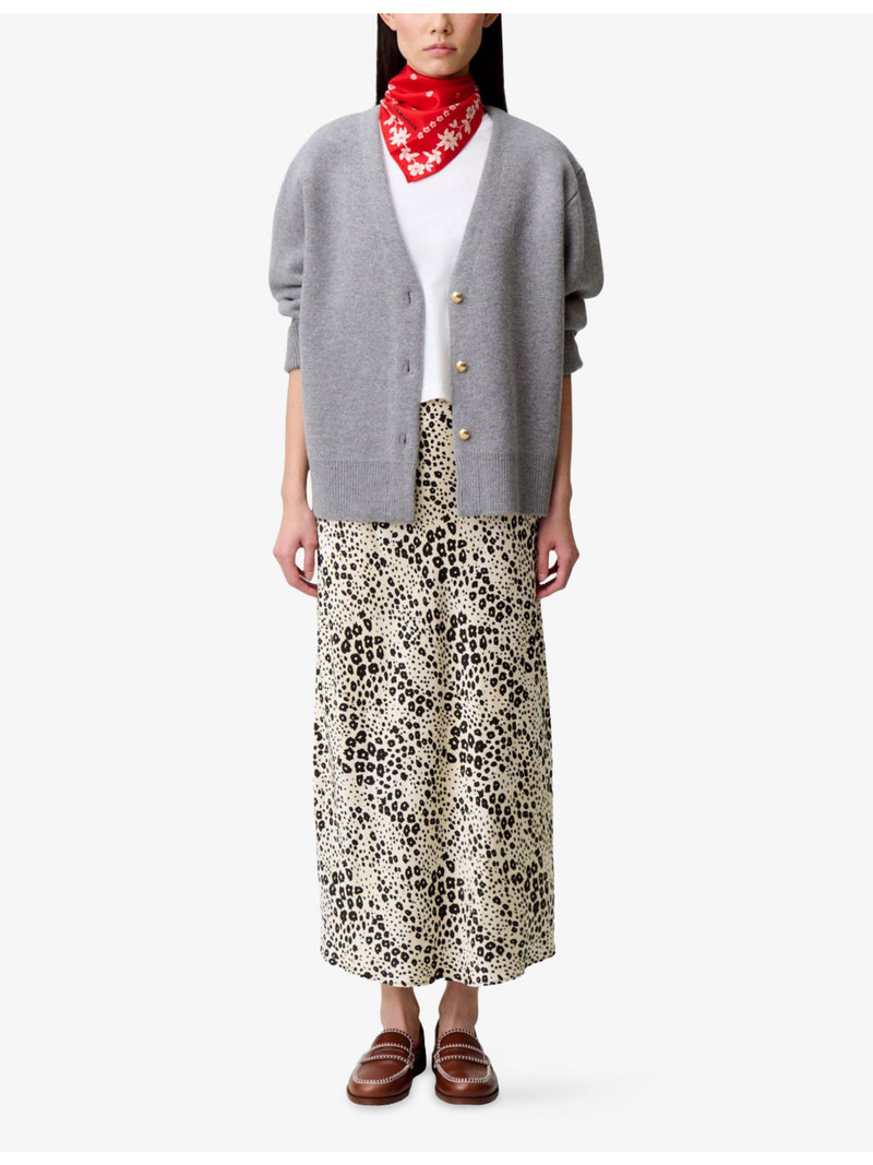 Claudie Pierlot Oversized Wool-Blend Cardigan outlook