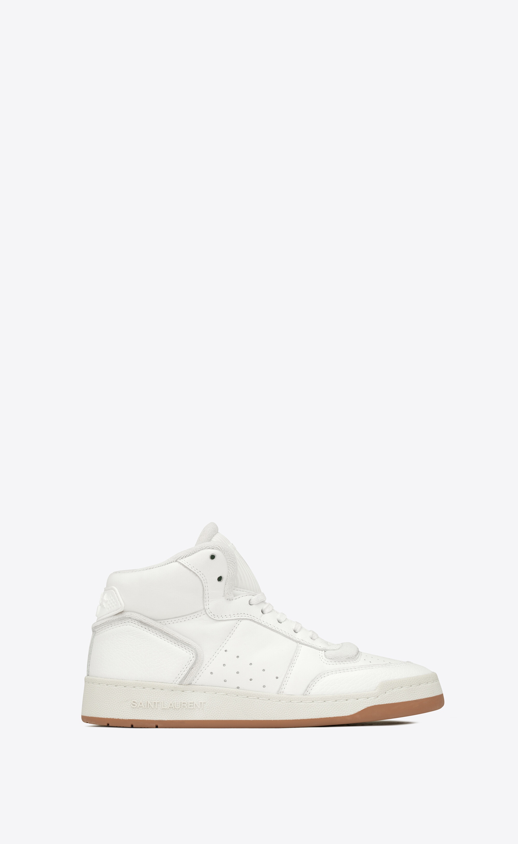 sl/80 mid-top sneakers in smooth and grained leather - 1