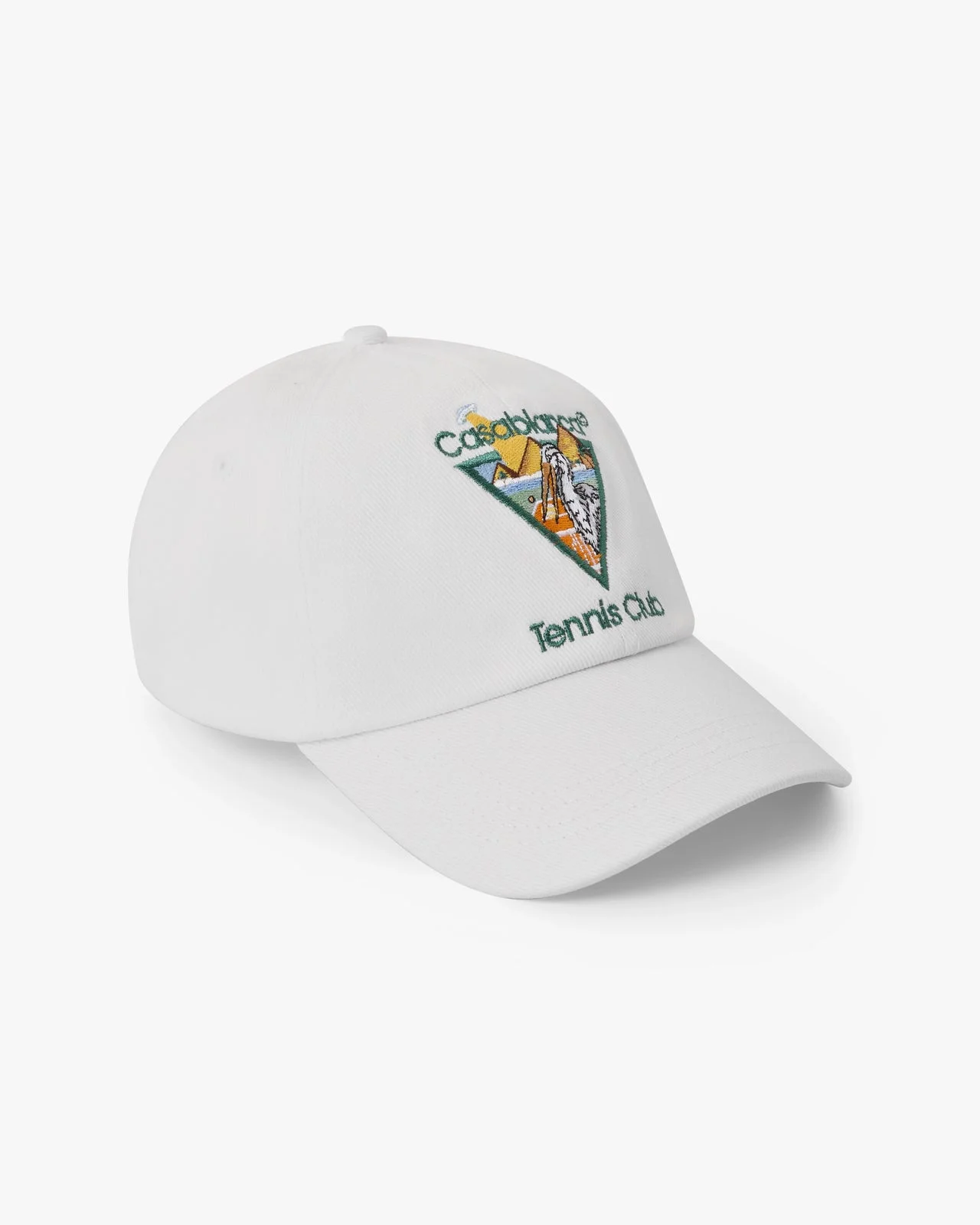 White Tennis Club Icon Pyramid Abduction Cap | Casablanca Paris - 1