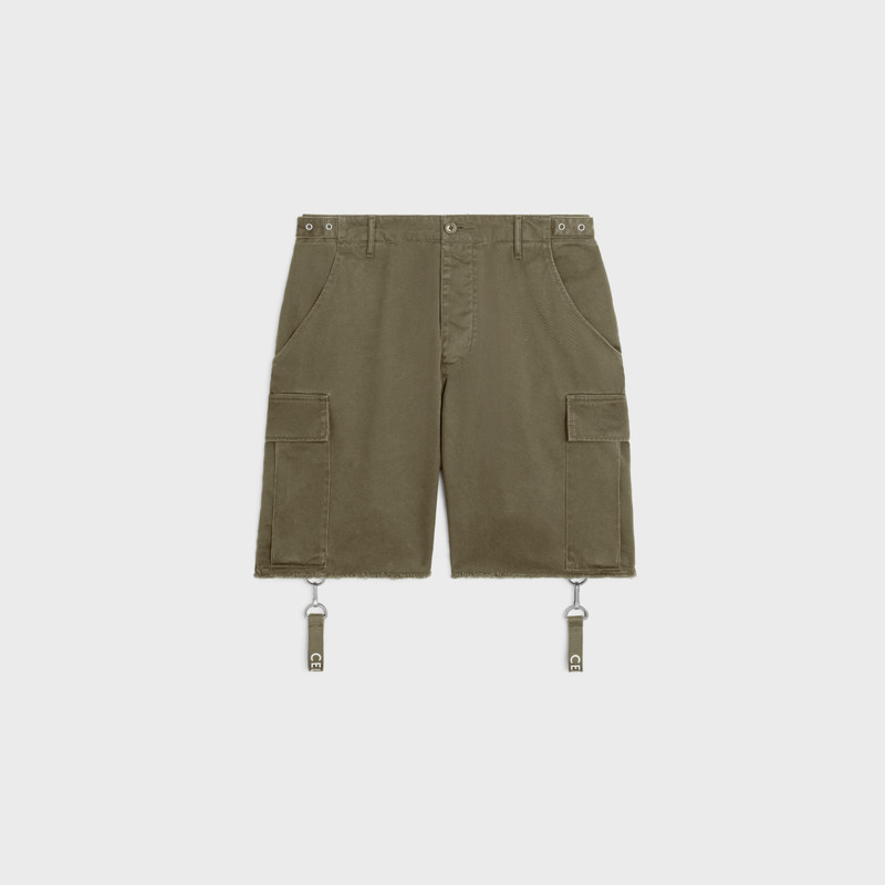 shorts with celine straps in cotton 1