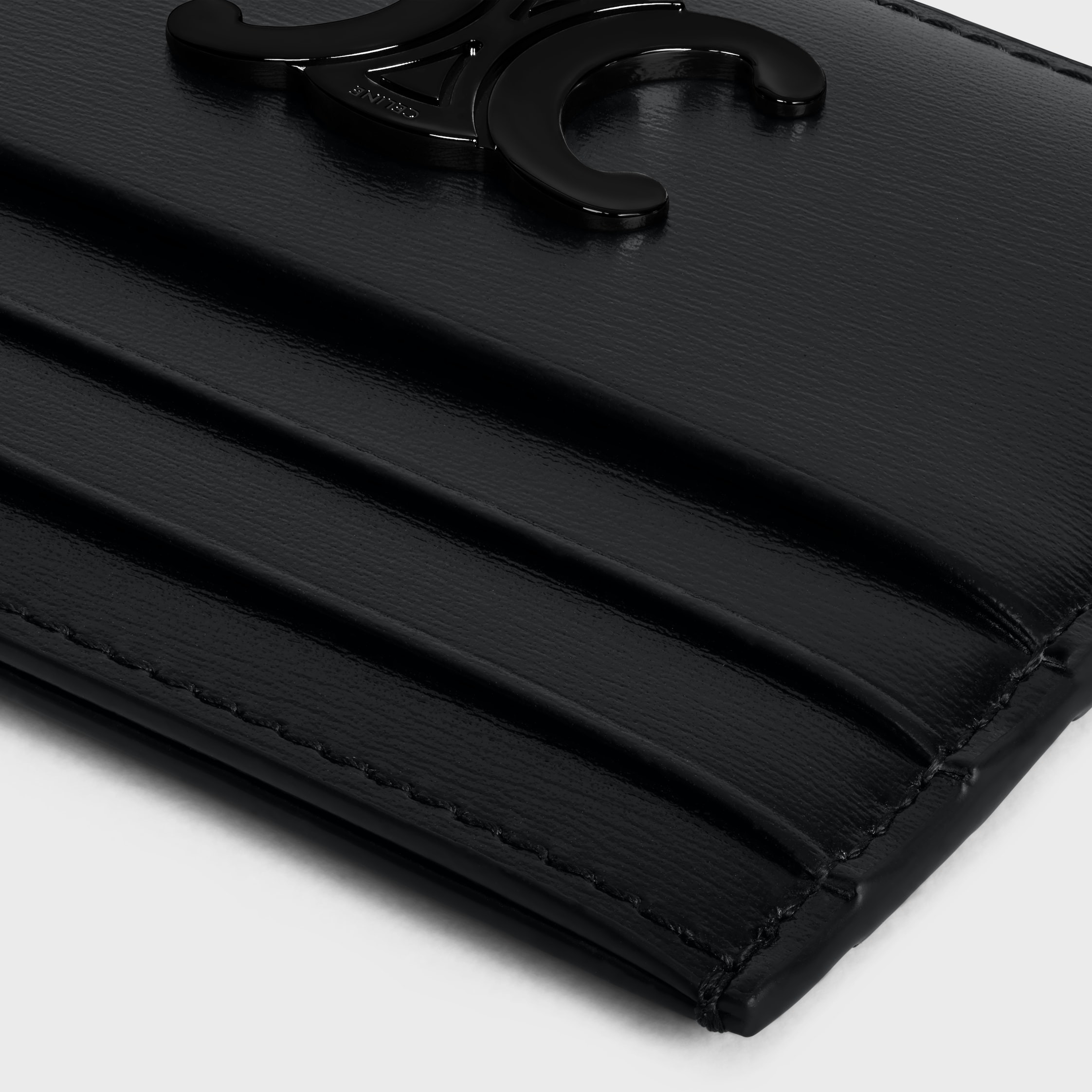 CARD HOLDER TRIOMPHE in Shiny calfskin - 4