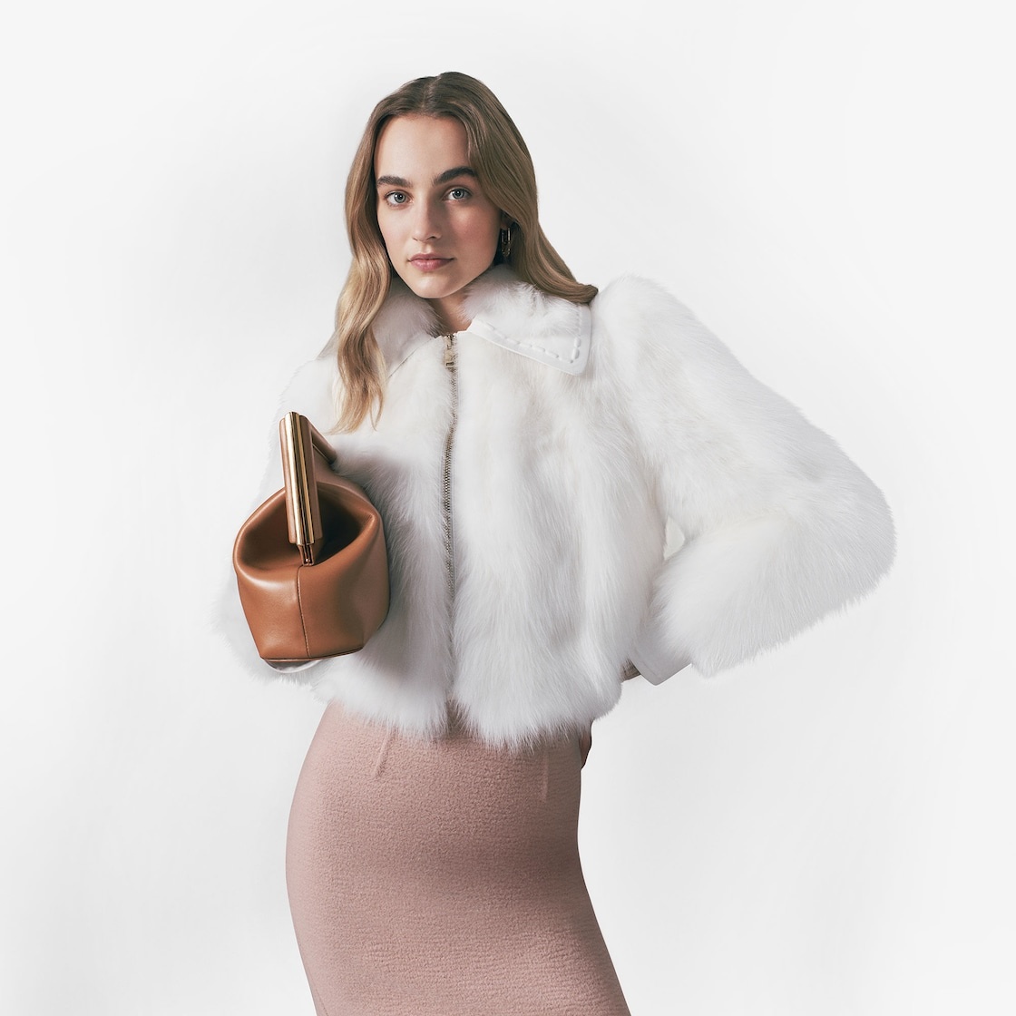 White fox fur jacket - 4