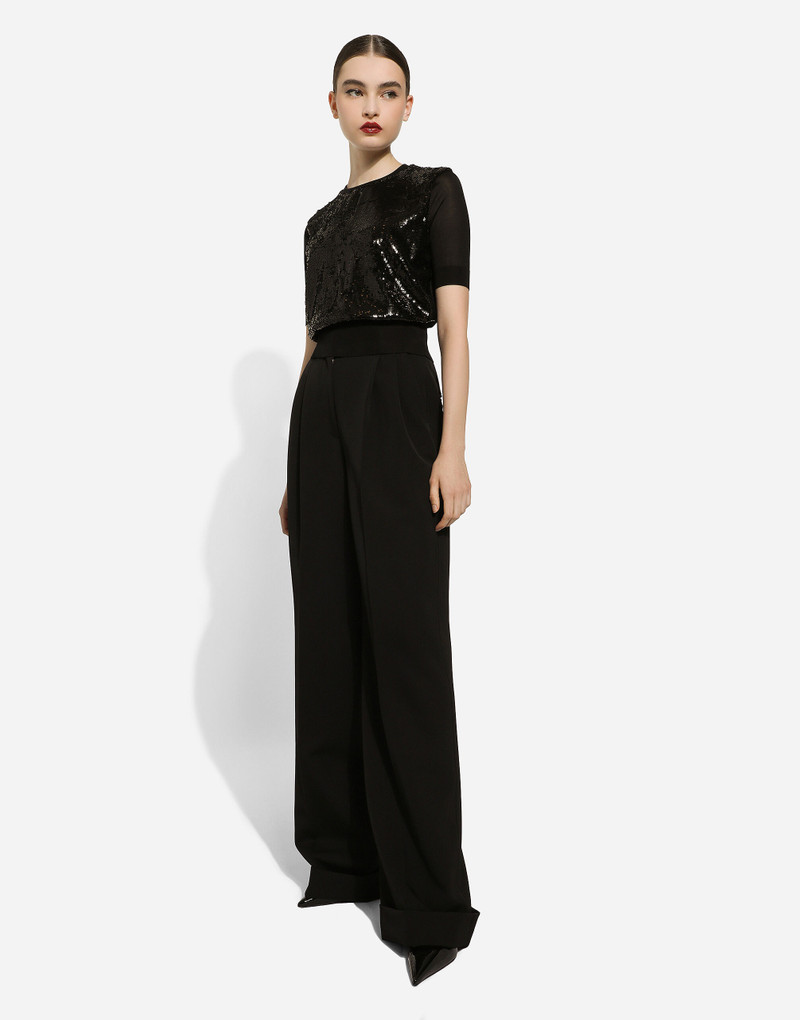 Flared woolen pants 5