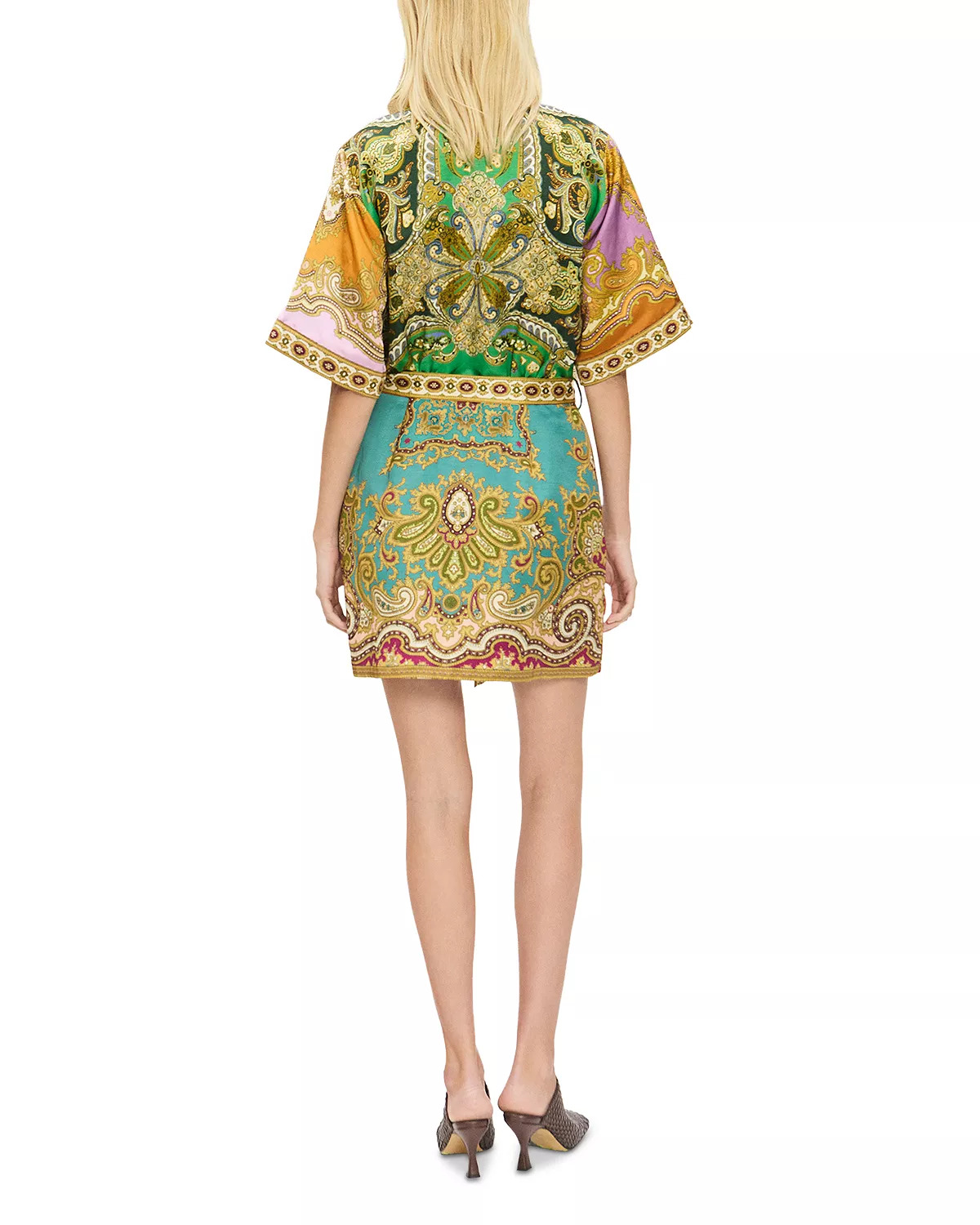 Spliced Mini Dress - 3