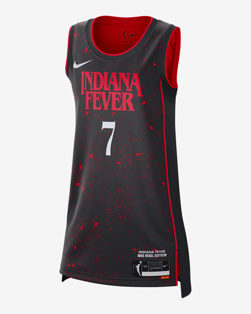 Aliyah Boston Indiana Fever x Stranger Things 2025 Rebel Edition Women’s Nike Dri-FIT WNBA Victory J 1