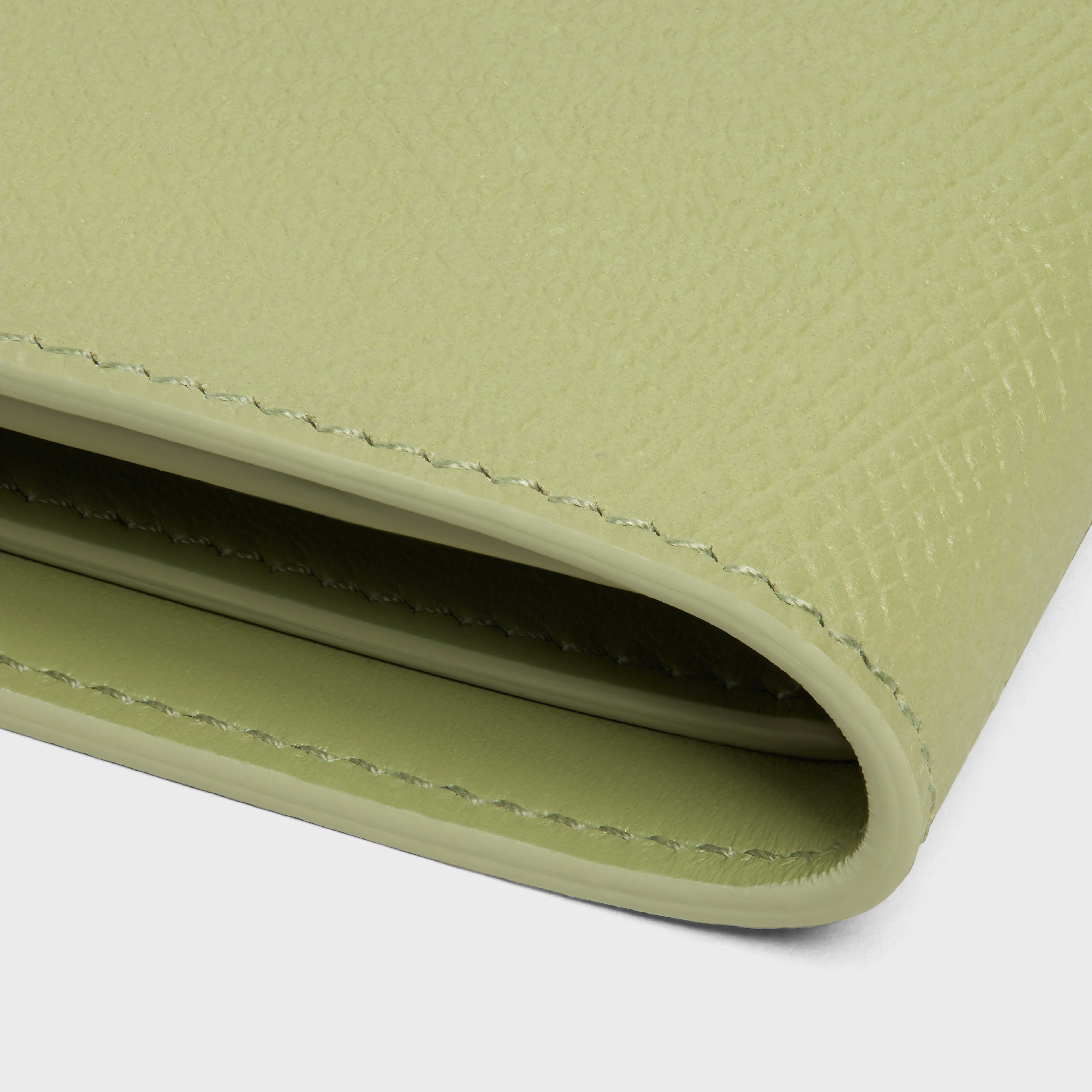 Medium strap wallet in Bicolour Grained Calfskin - 5