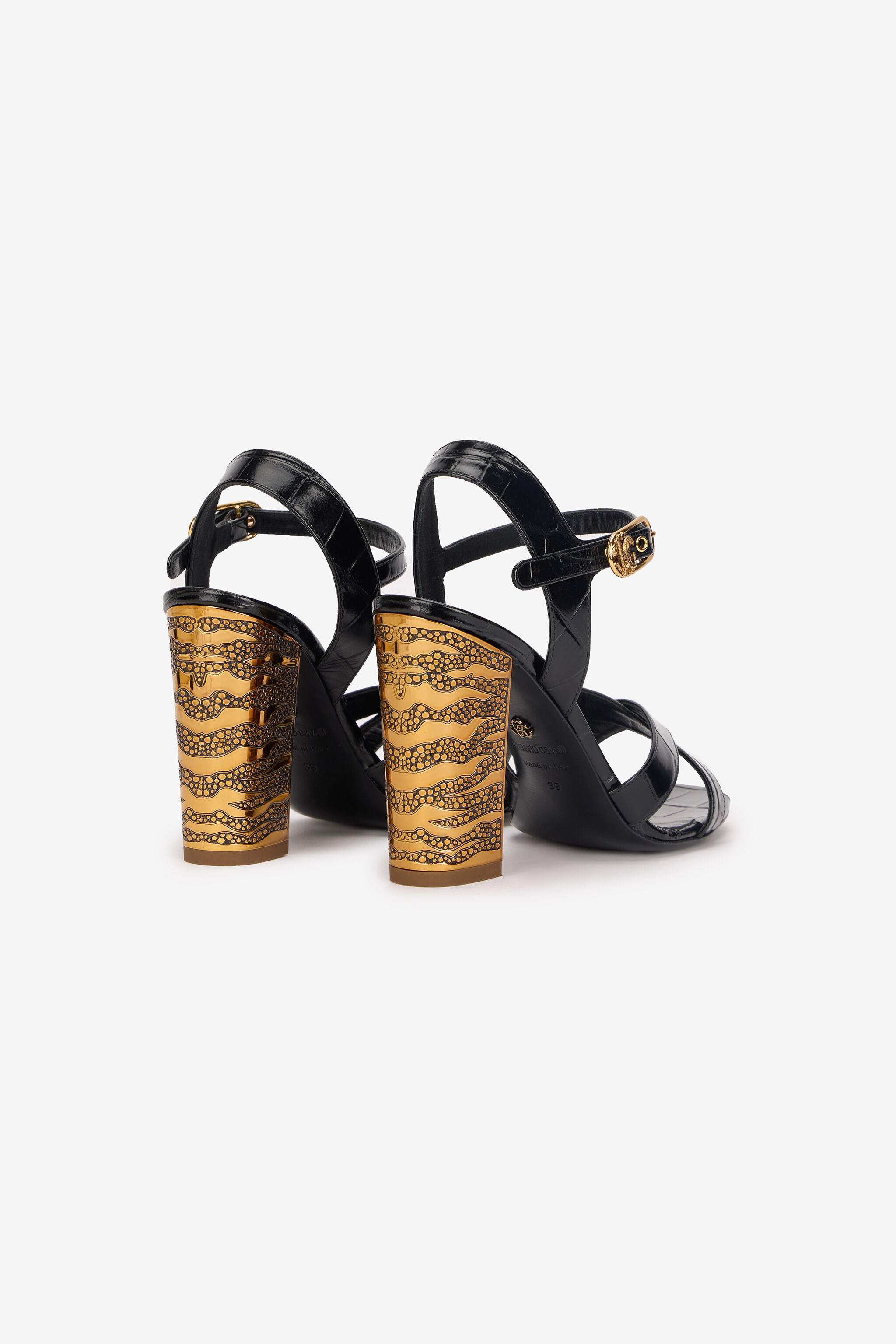 Sandals With Straps And Thick Heel - 3