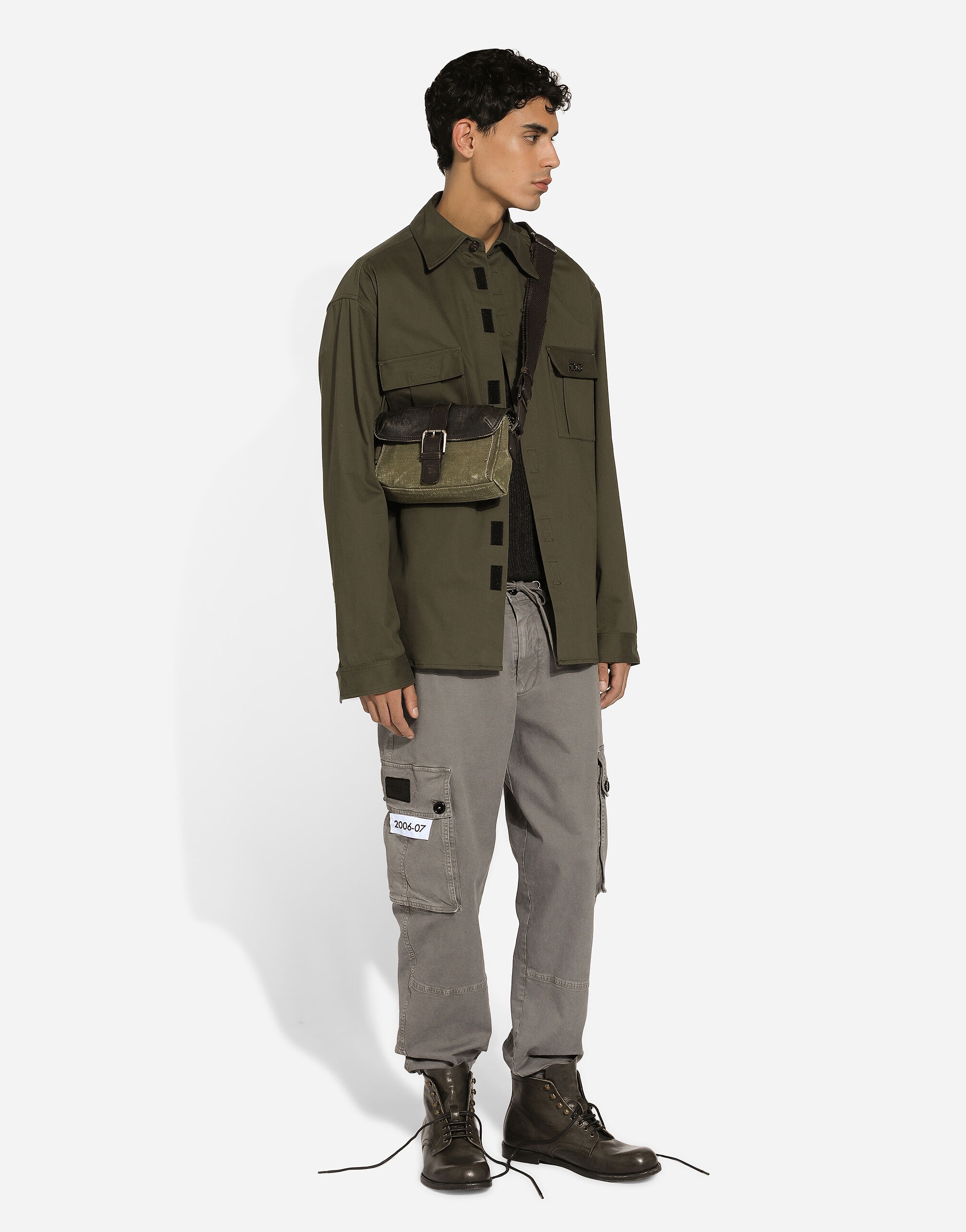 Cotton shirt with pockets - 4