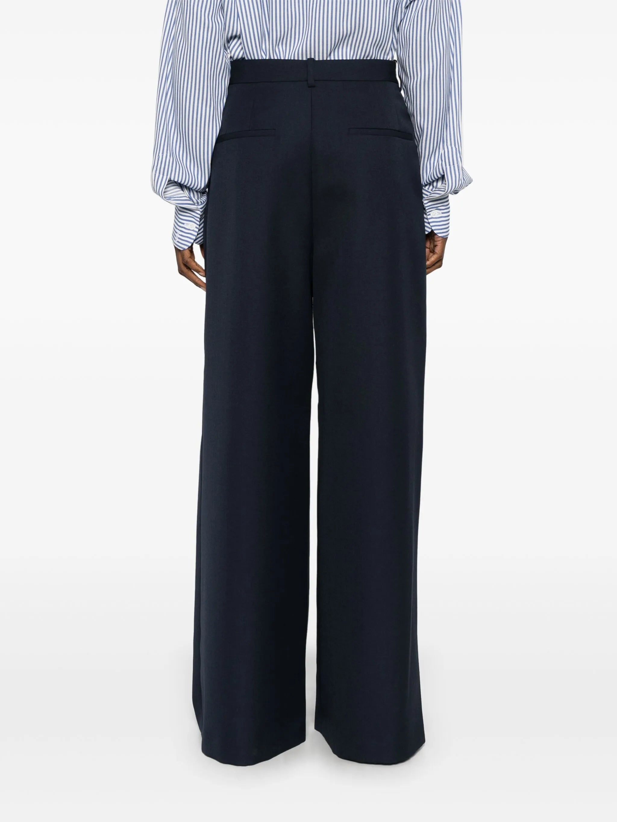 Tapered High-waisted Trousers - 2