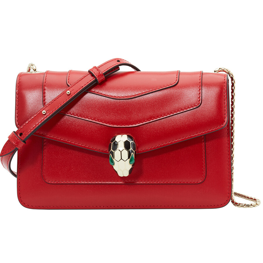 Bvlgari Serpenti Forever Crossbody Bag- Carmine Jasper - 1
