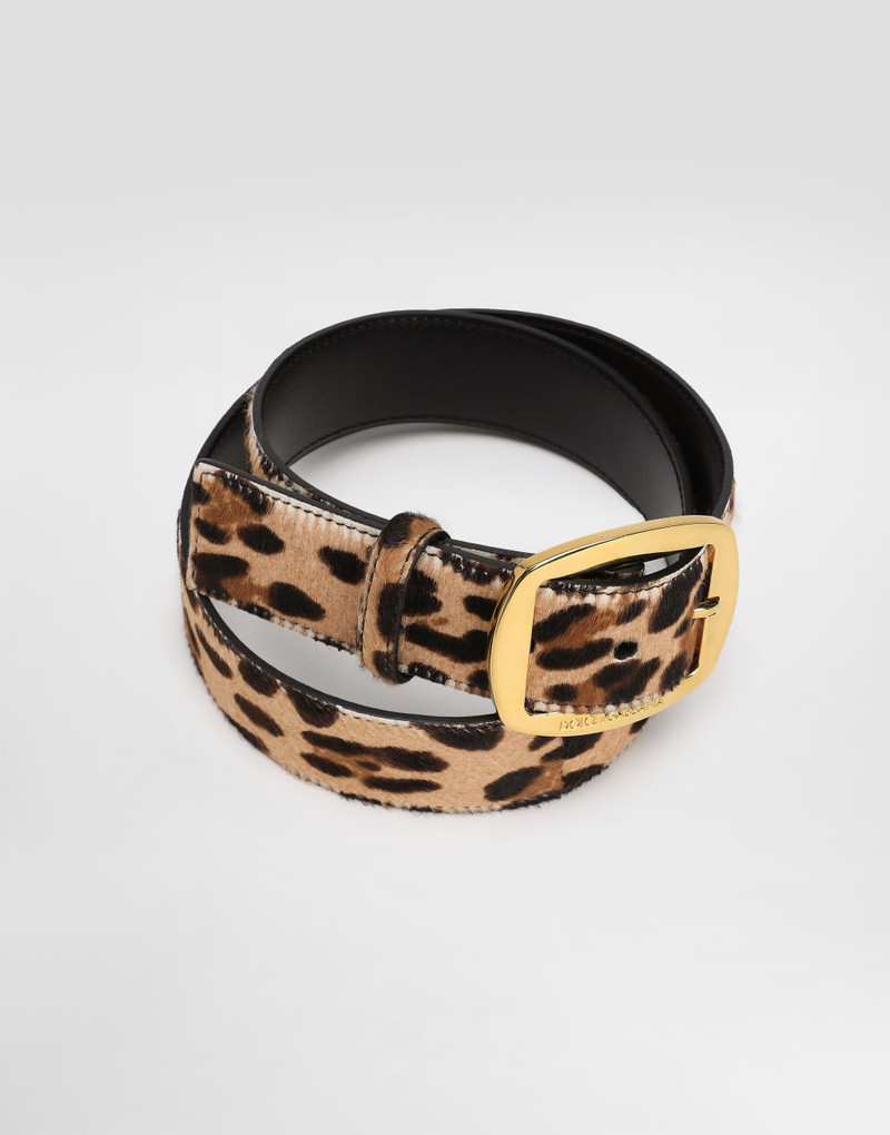 Dolce & Gabbana Pony Leo belt outlook