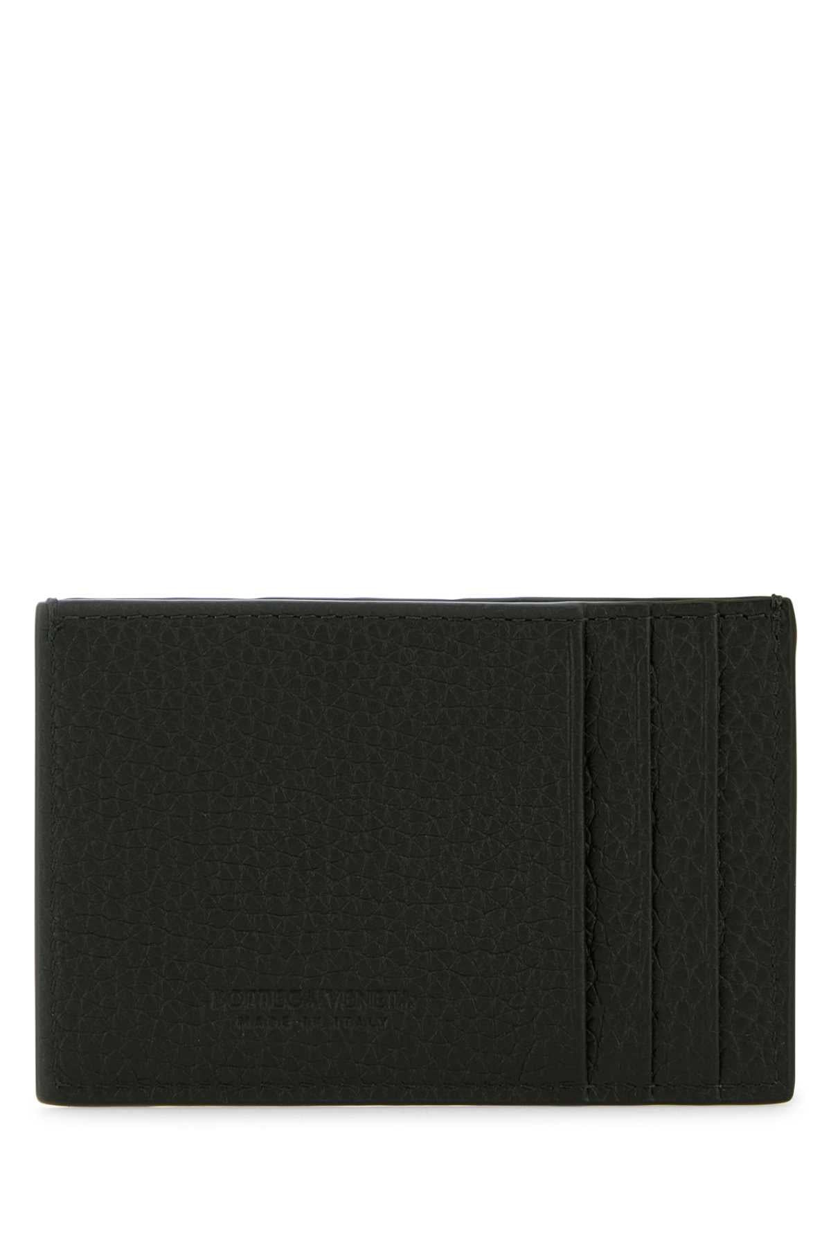 Bottega Veneta Men Bottle Green Leather Card Holder - 3