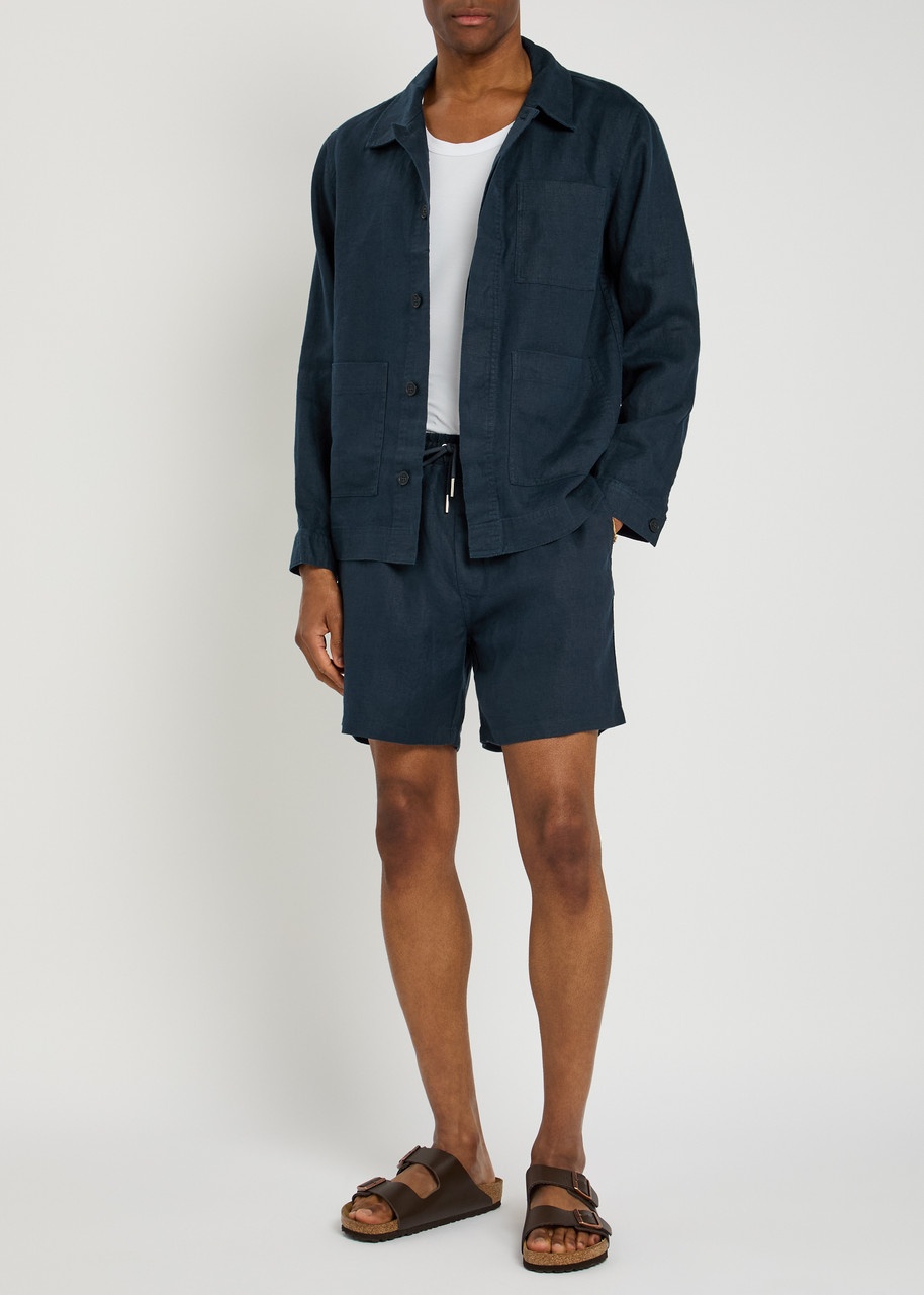 NN07 Olav Linen Overshirt Jacket - 4