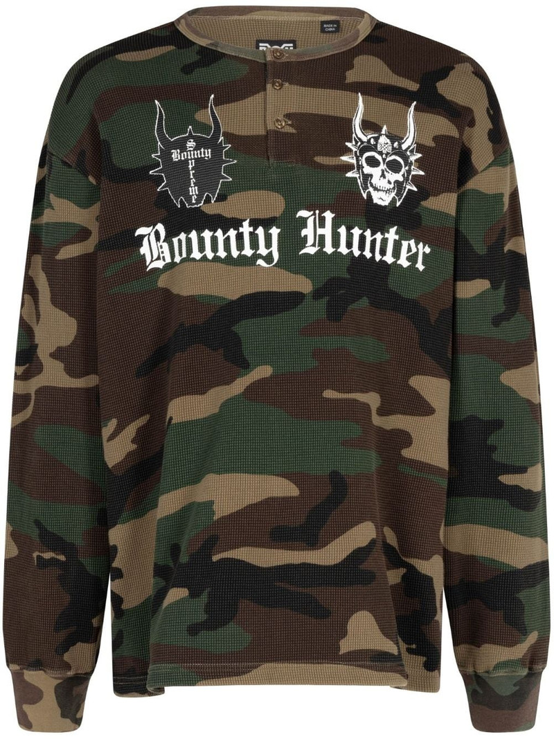 Supreme x Bounty Hunter Thermal Henley long-sleeve T-shirt - SU247