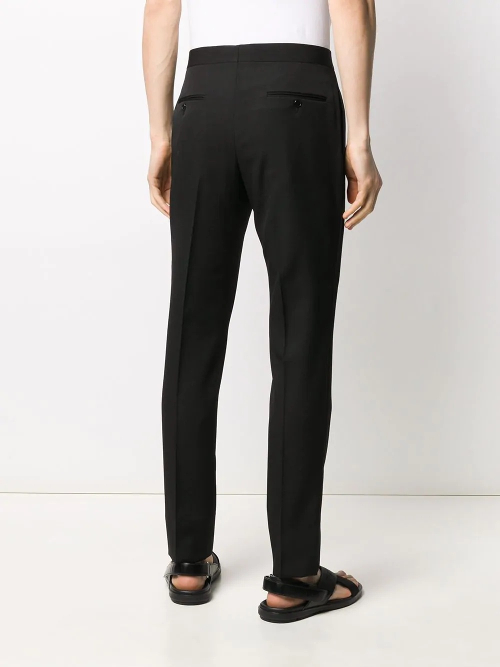 side-stripe tailored trousers - 4