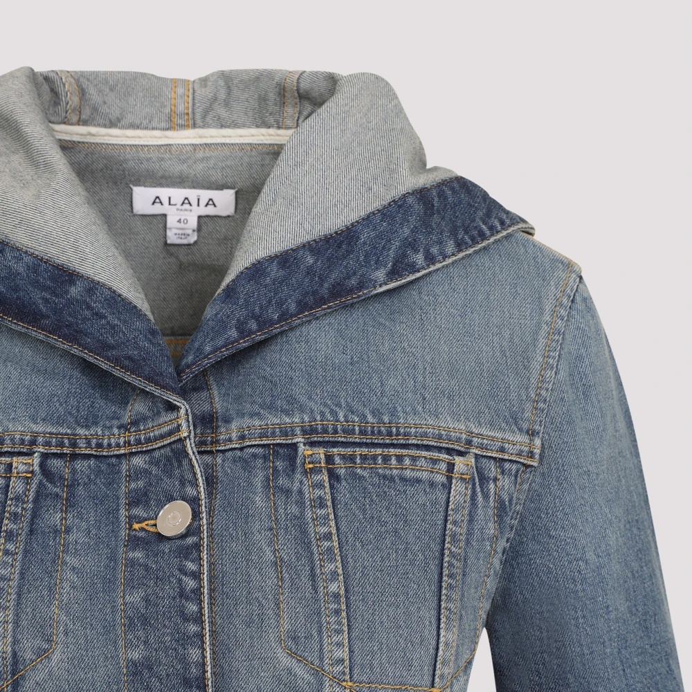 ジャケット ALAIA Woman Jacket Blue AA9V0424T536A 525 Alaïa BLUE JACKET FOR WOMEN | miinto | REVERSIBLE