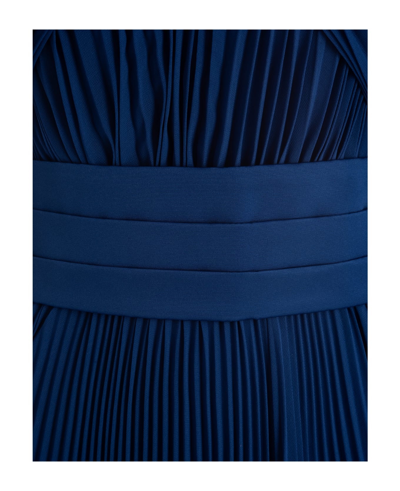 Blue Clarino Dress - 5