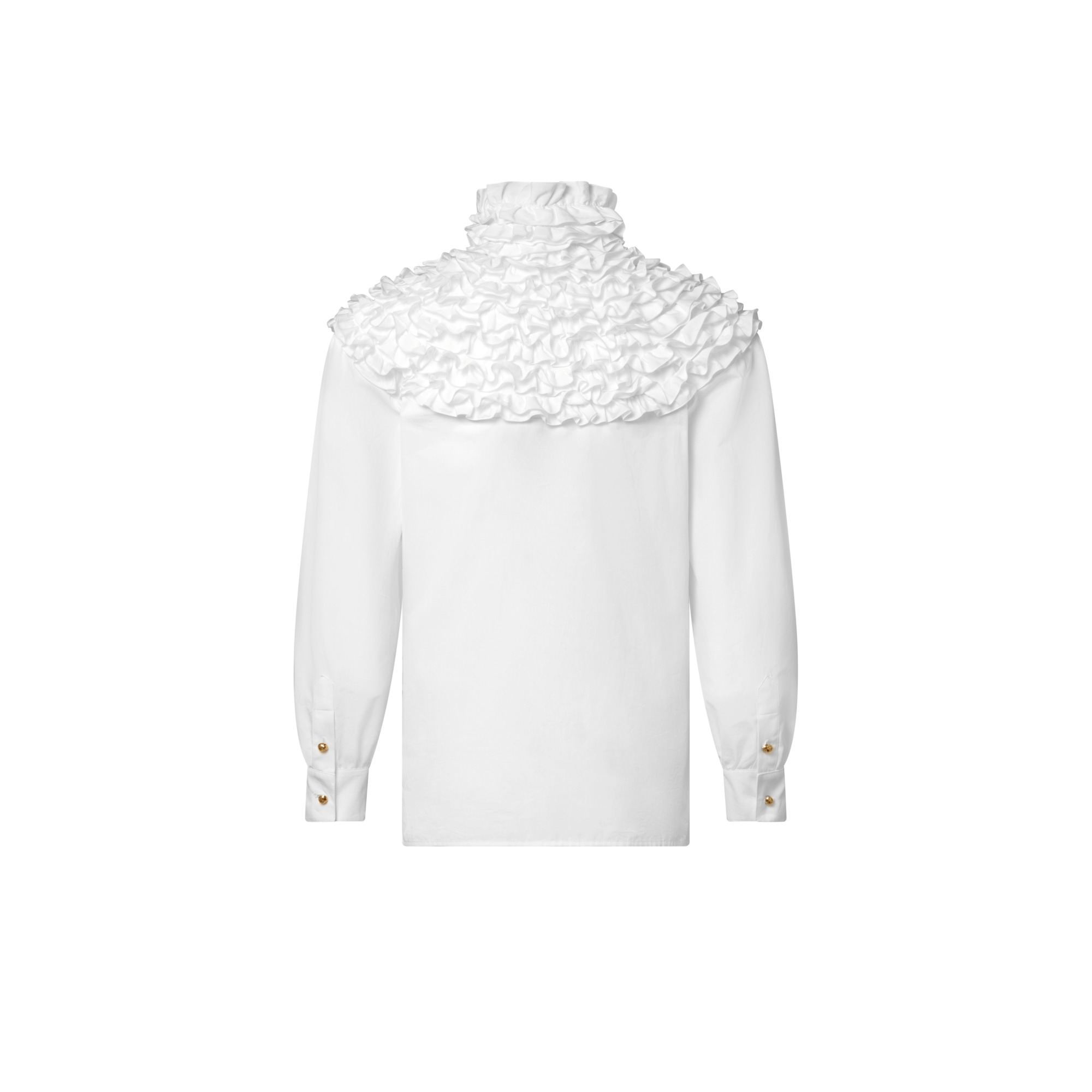 Ruffle Neck Shirt - 3